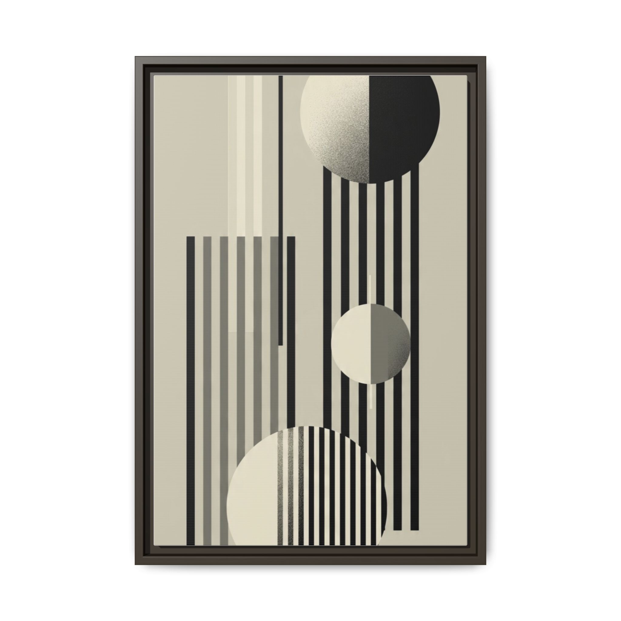 Abstract Geometric Canvas Print — Framed Matte Wall Art - Image 245