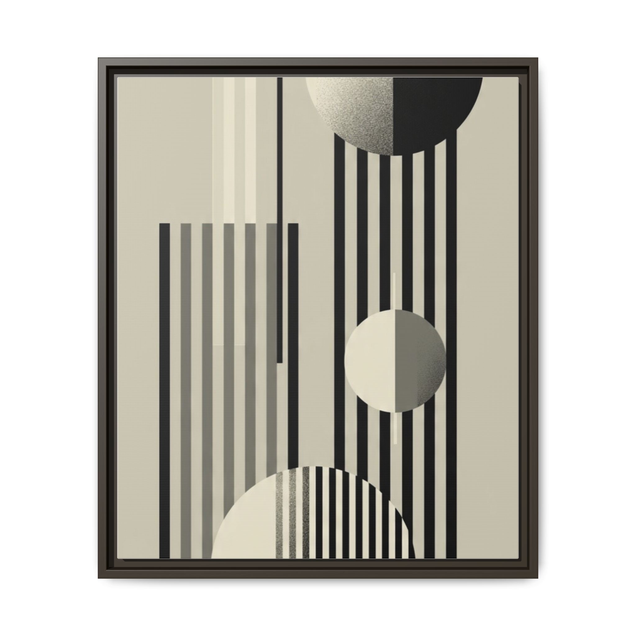 Abstract Geometric Canvas Print — Framed Matte Wall Art - Image 229