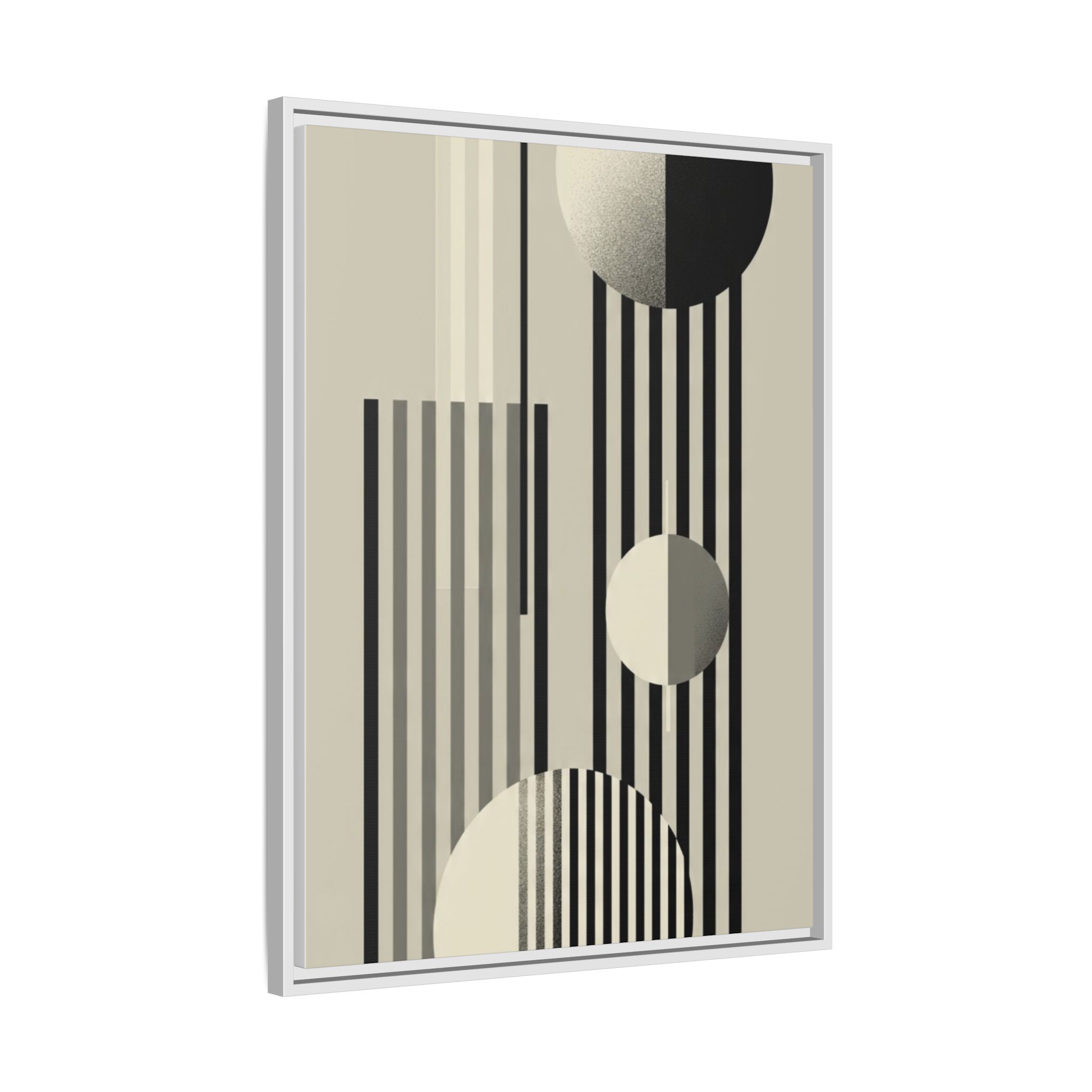 Abstract Geometric Canvas Print — Framed Matte Wall Art - Image 194