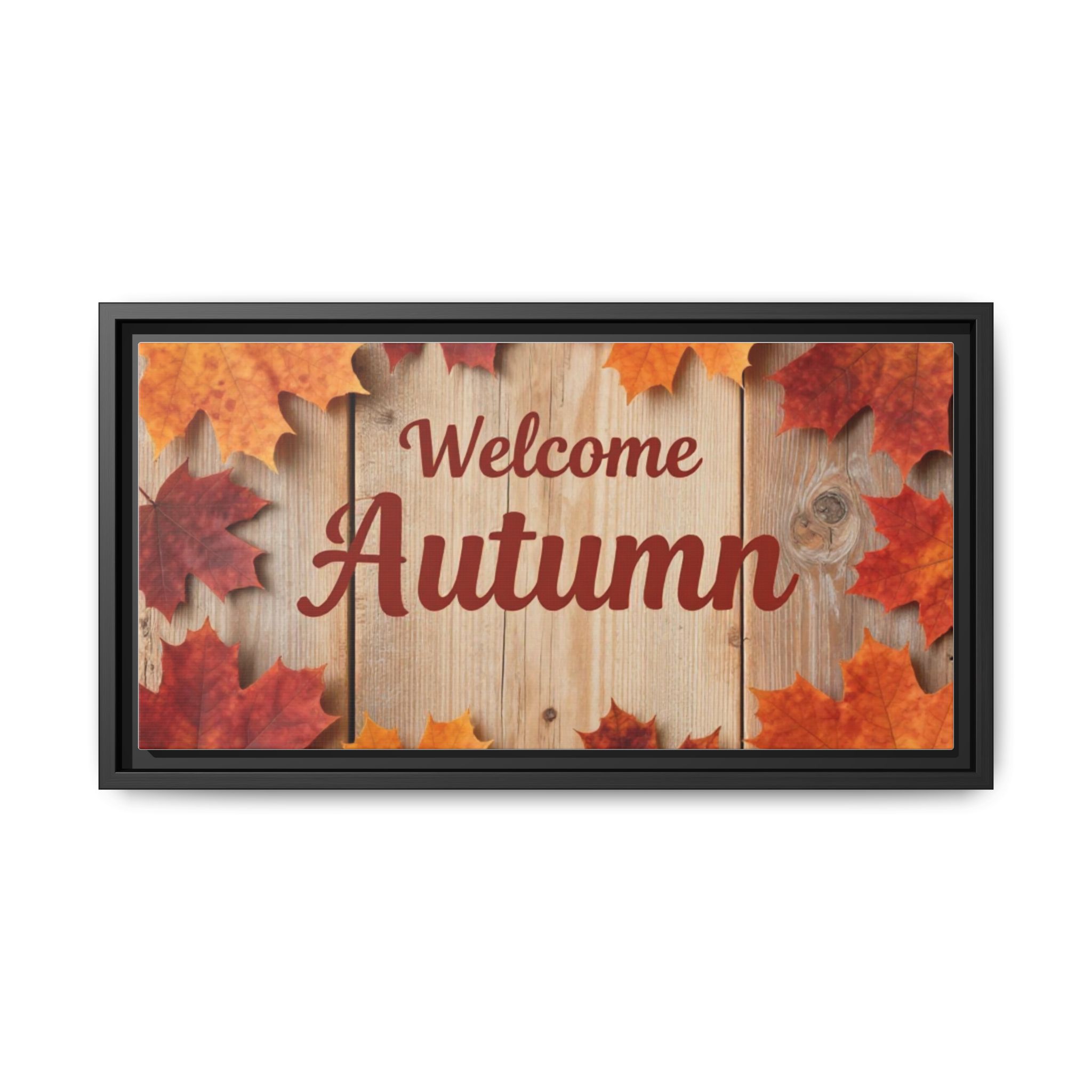 Welcome Autumn Framed Canvas Wall Art - Image 137