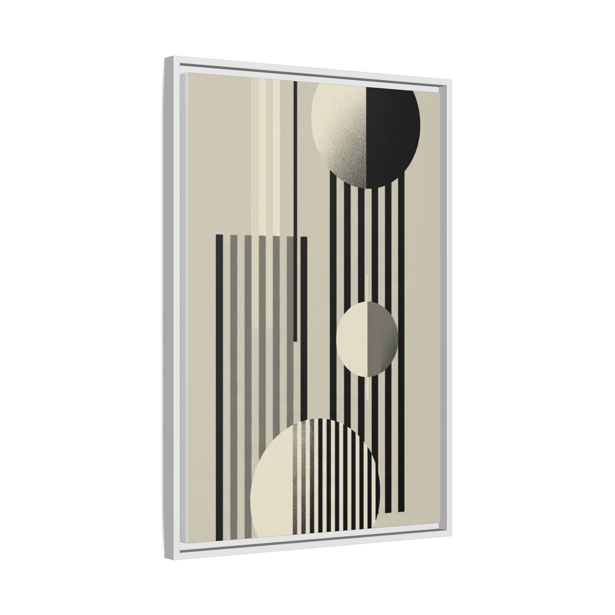 Abstract Geometric Canvas Print — Framed Matte Wall Art - Image 138