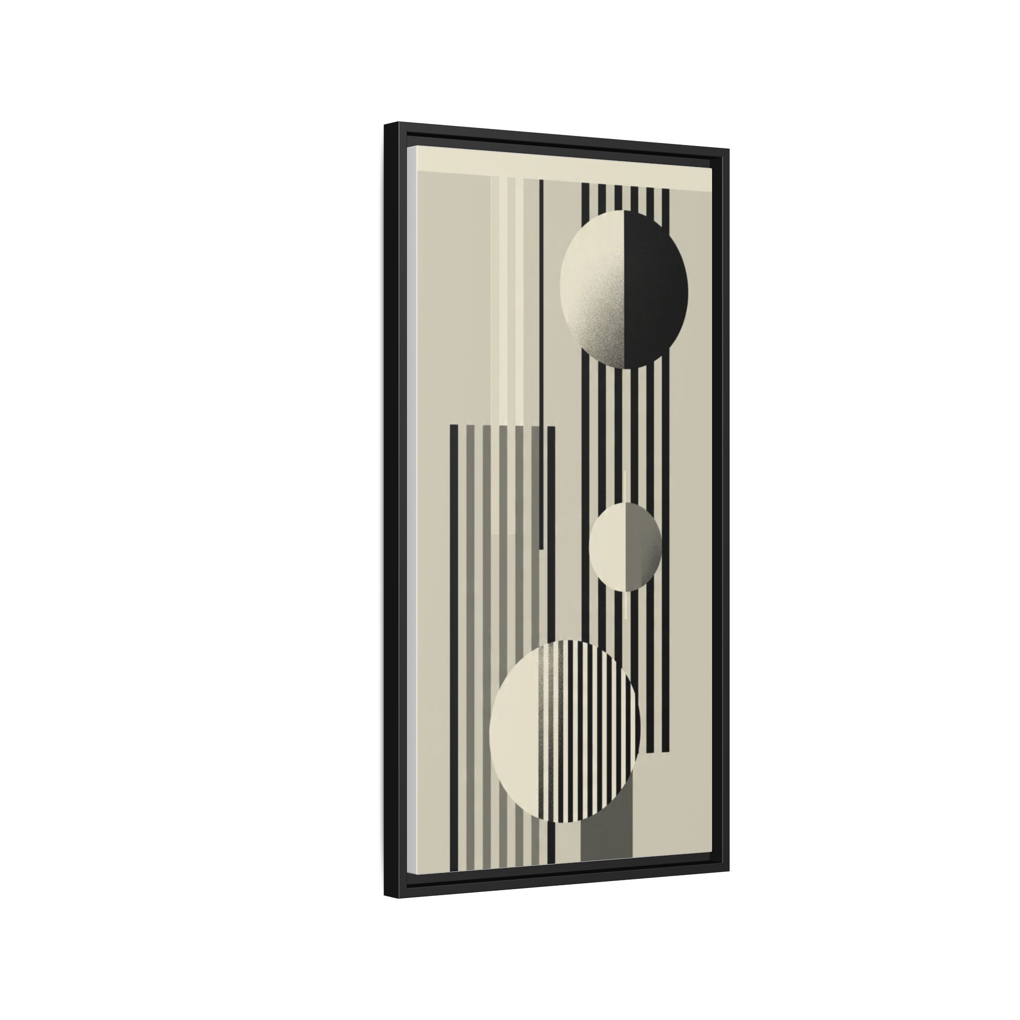 Abstract Geometric Canvas Print — Framed Matte Wall Art - Image 210