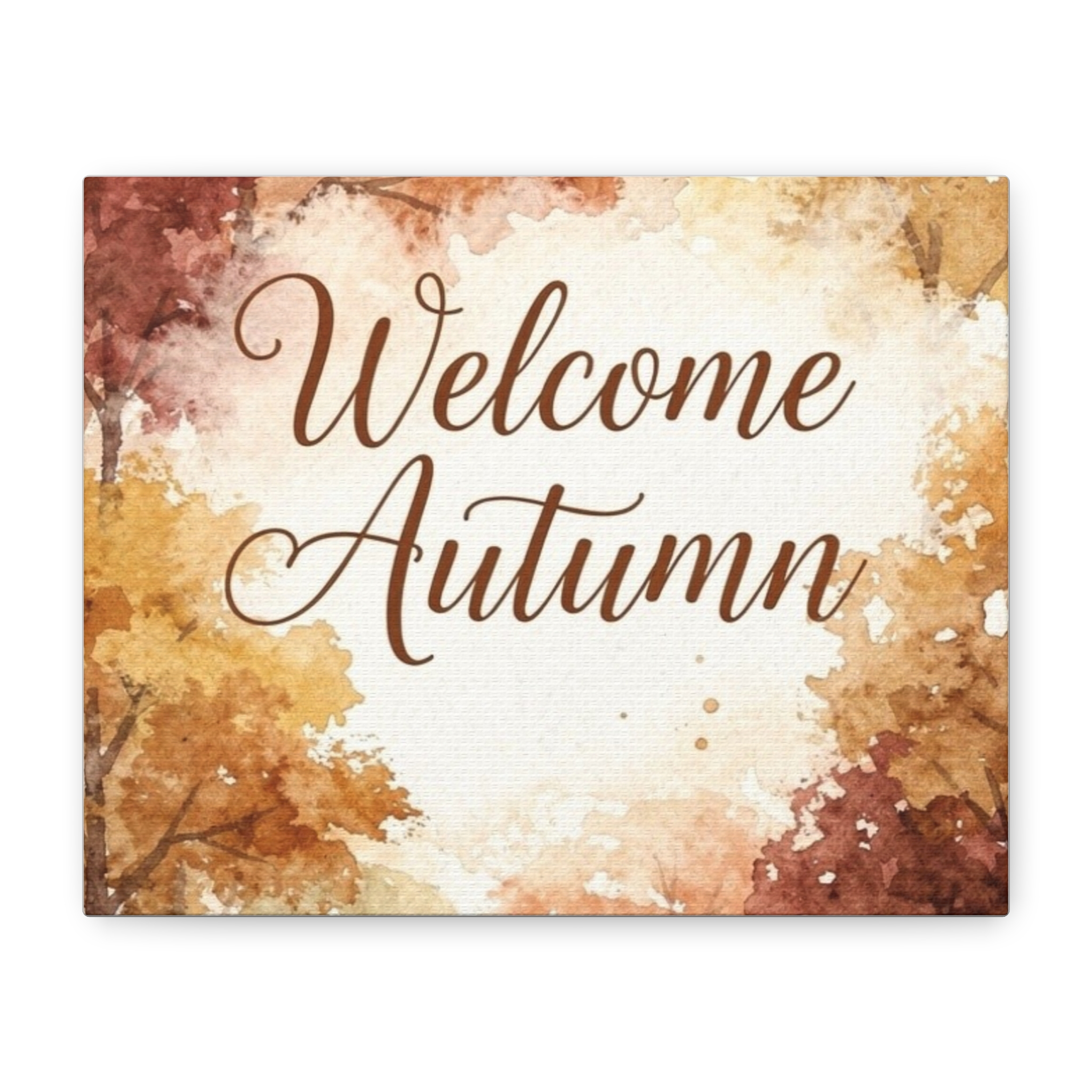 Welcome Autumn Matte Canvas Wall Art — Stretched Fall Home Decor - Image 5