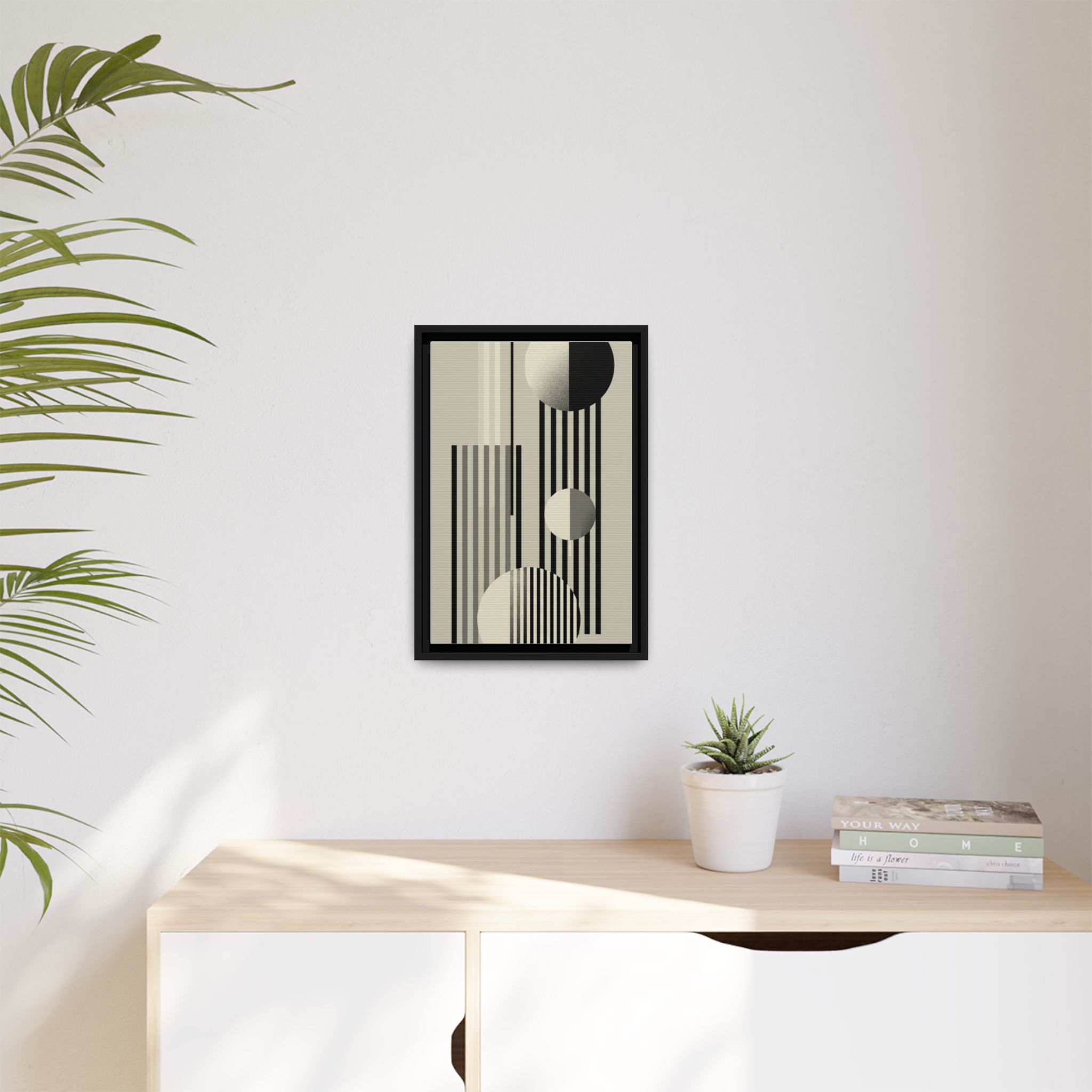 Abstract Geometric Canvas Print — Framed Matte Wall Art - Image 127