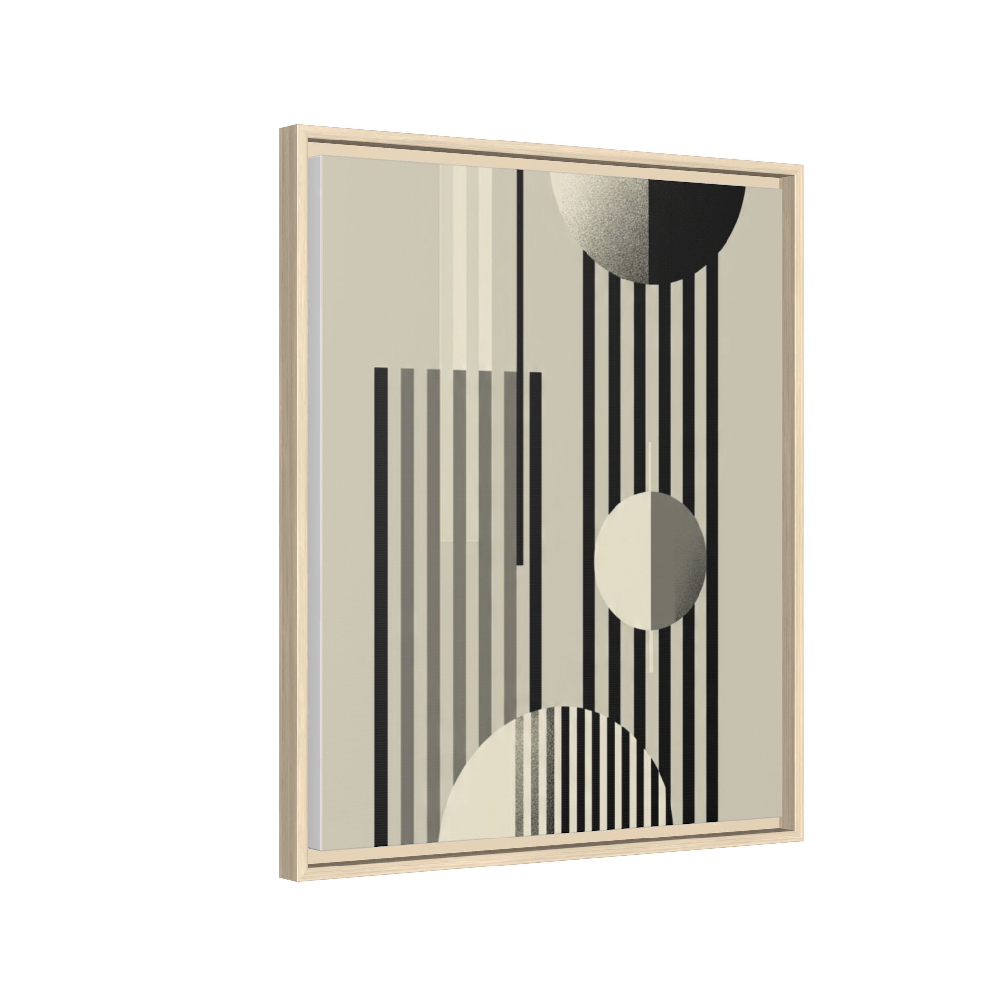 Abstract Geometric Canvas Print — Framed Matte Wall Art - Image 226