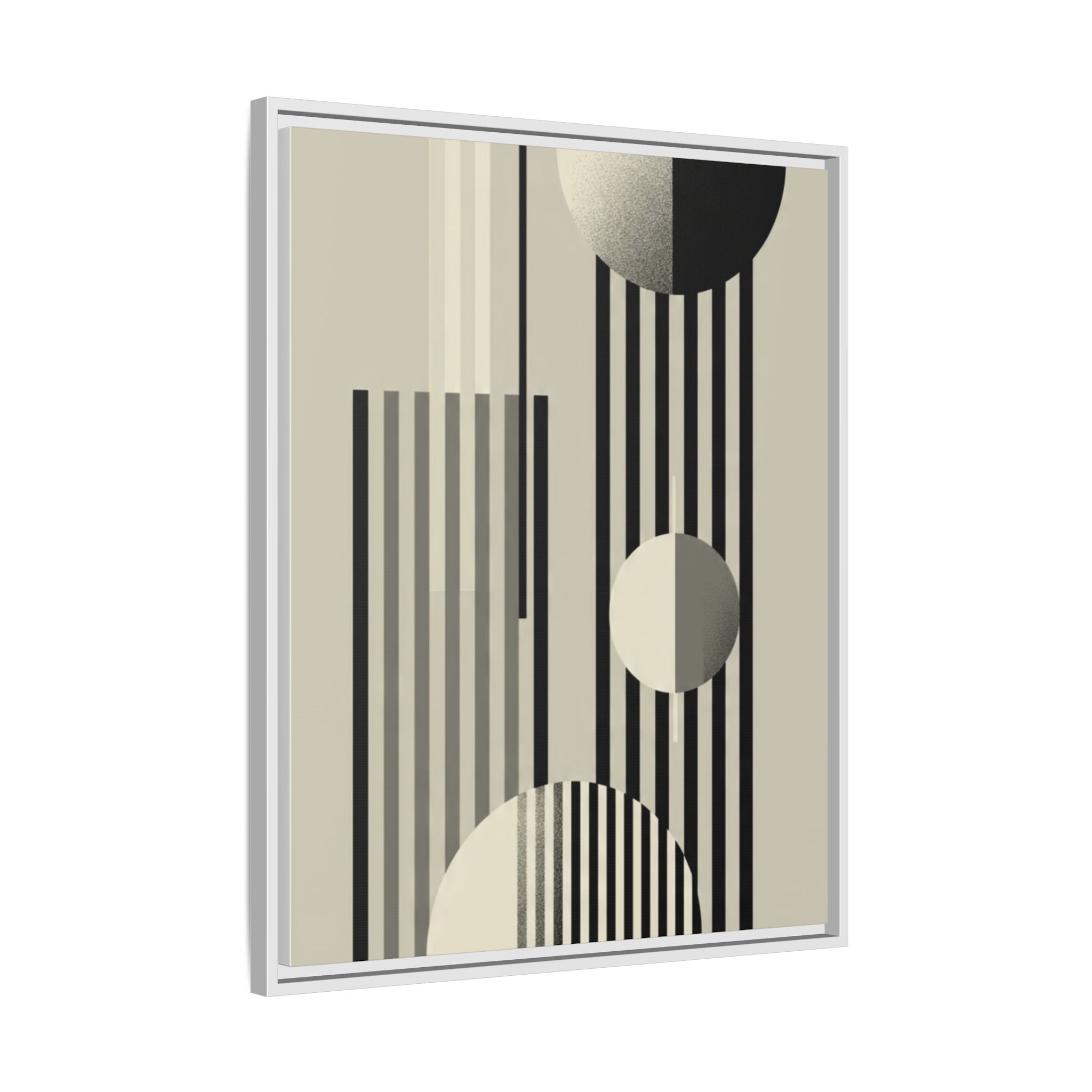 Abstract Geometric Canvas Print — Framed Matte Wall Art - Image 186