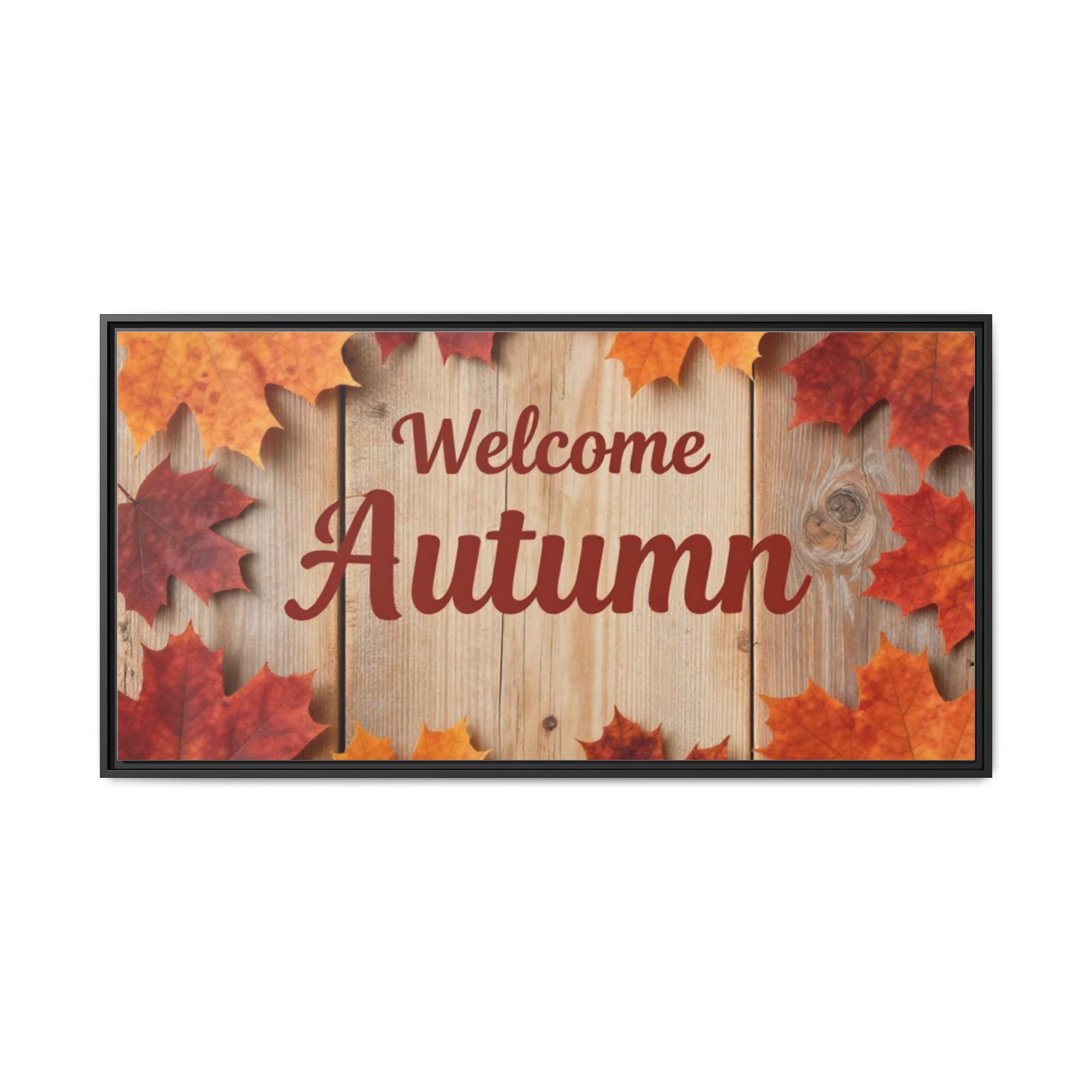 Welcome Autumn Framed Canvas Wall Art - Image 73