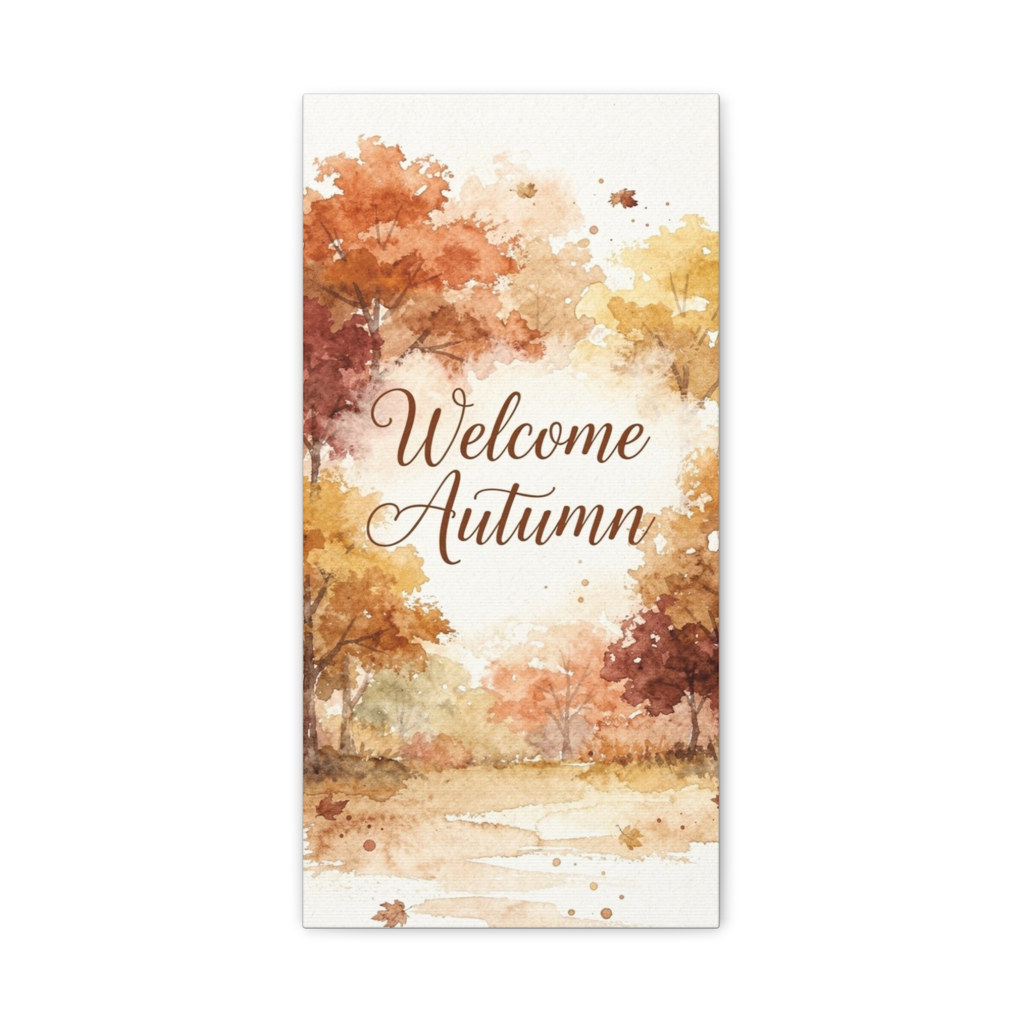 Welcome Autumn Matte Canvas Wall Art — Stretched Fall Home Decor - Image 4