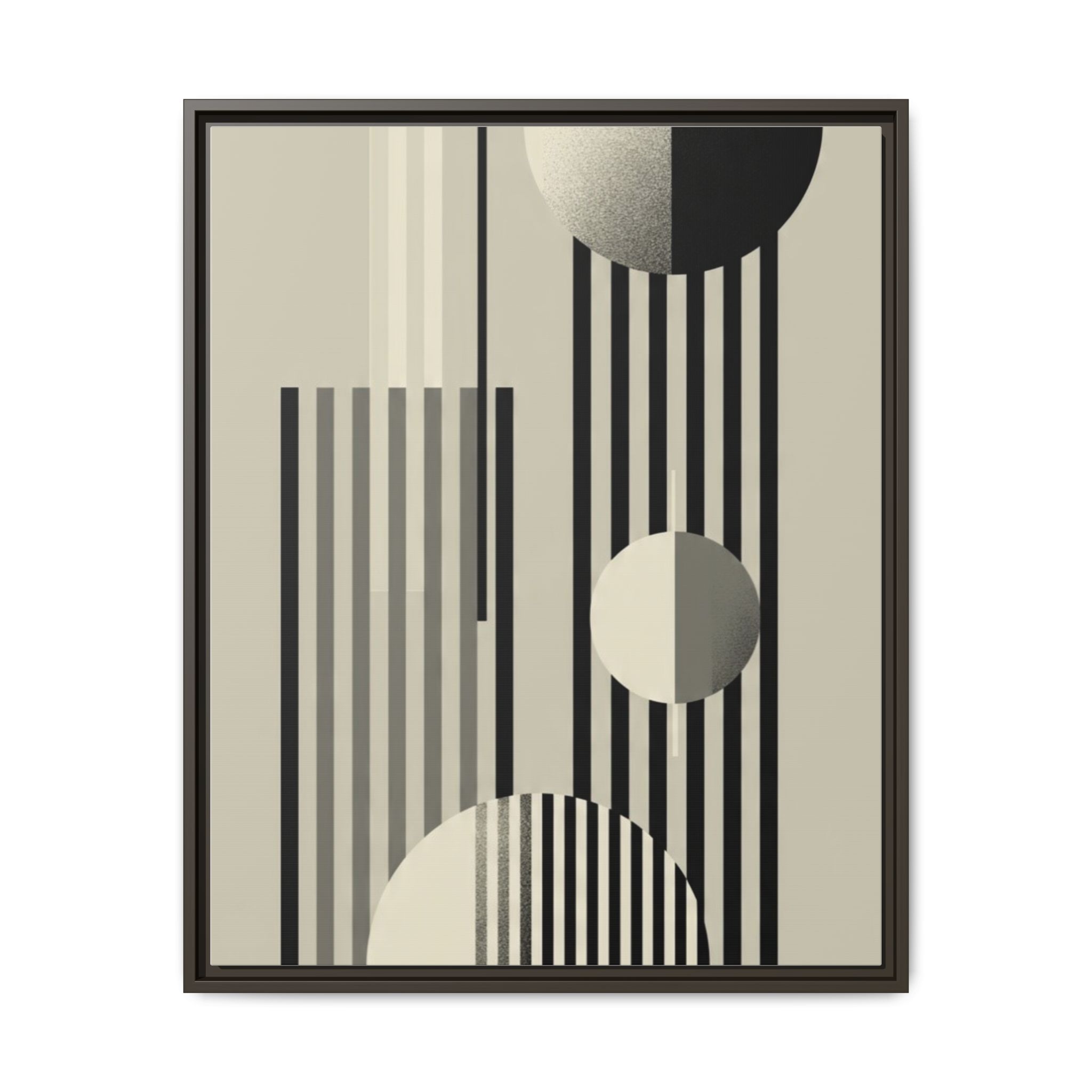 Abstract Geometric Canvas Print — Framed Matte Wall Art - Image 189