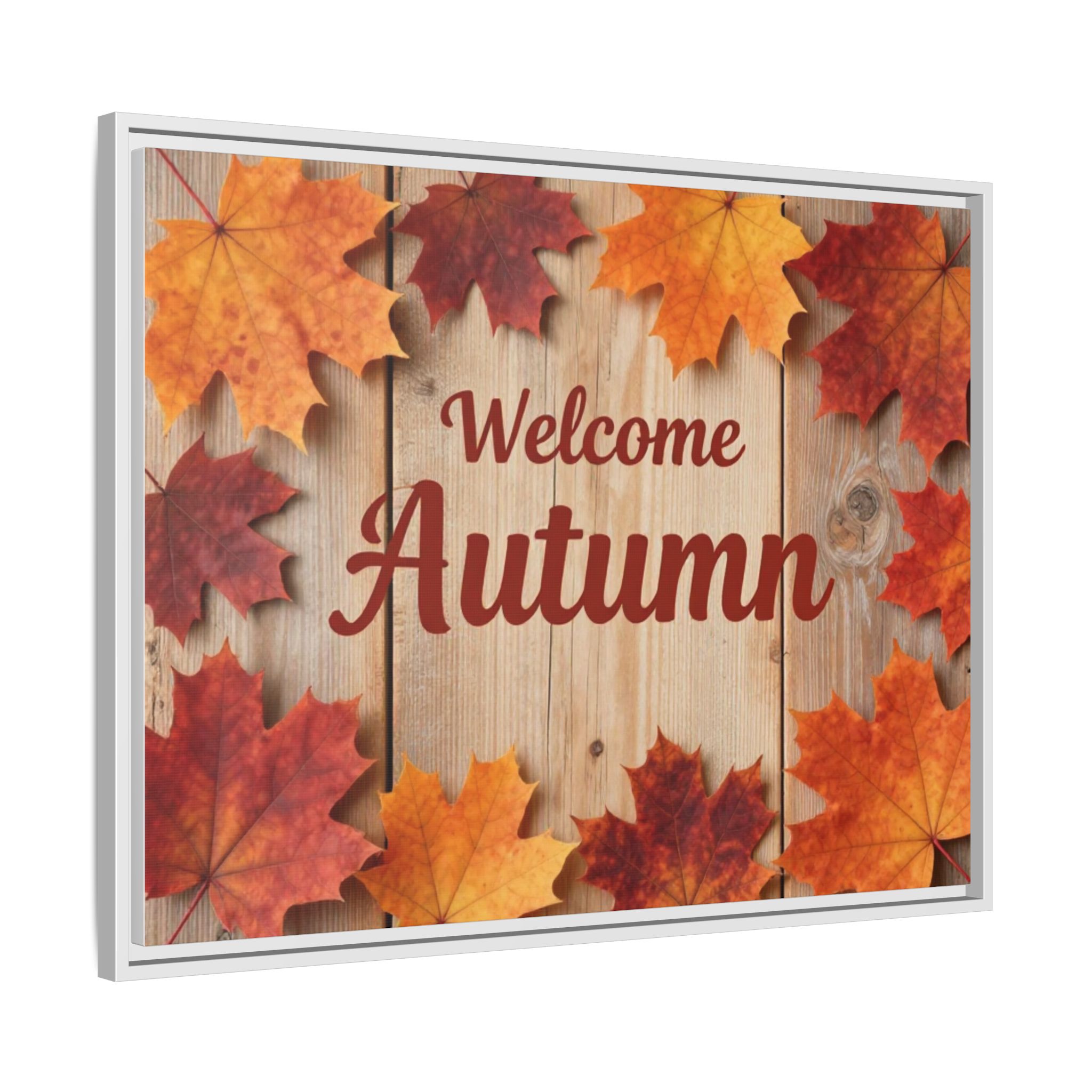 Welcome Autumn Framed Canvas Wall Art - Image 178
