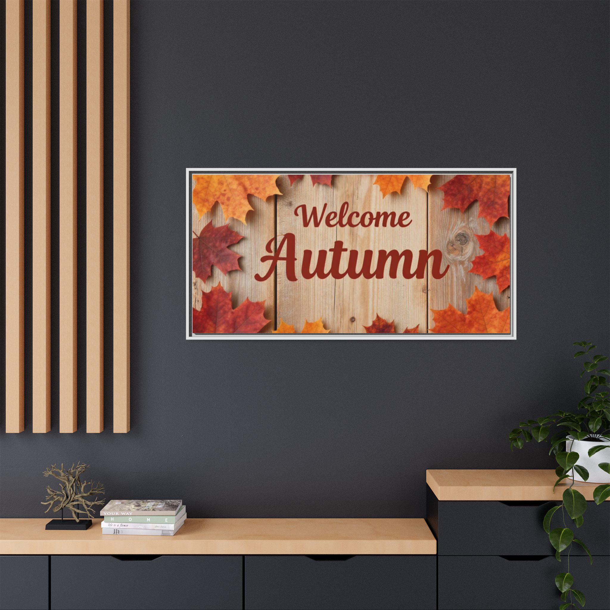 Welcome Autumn Framed Canvas Wall Art - Image 80