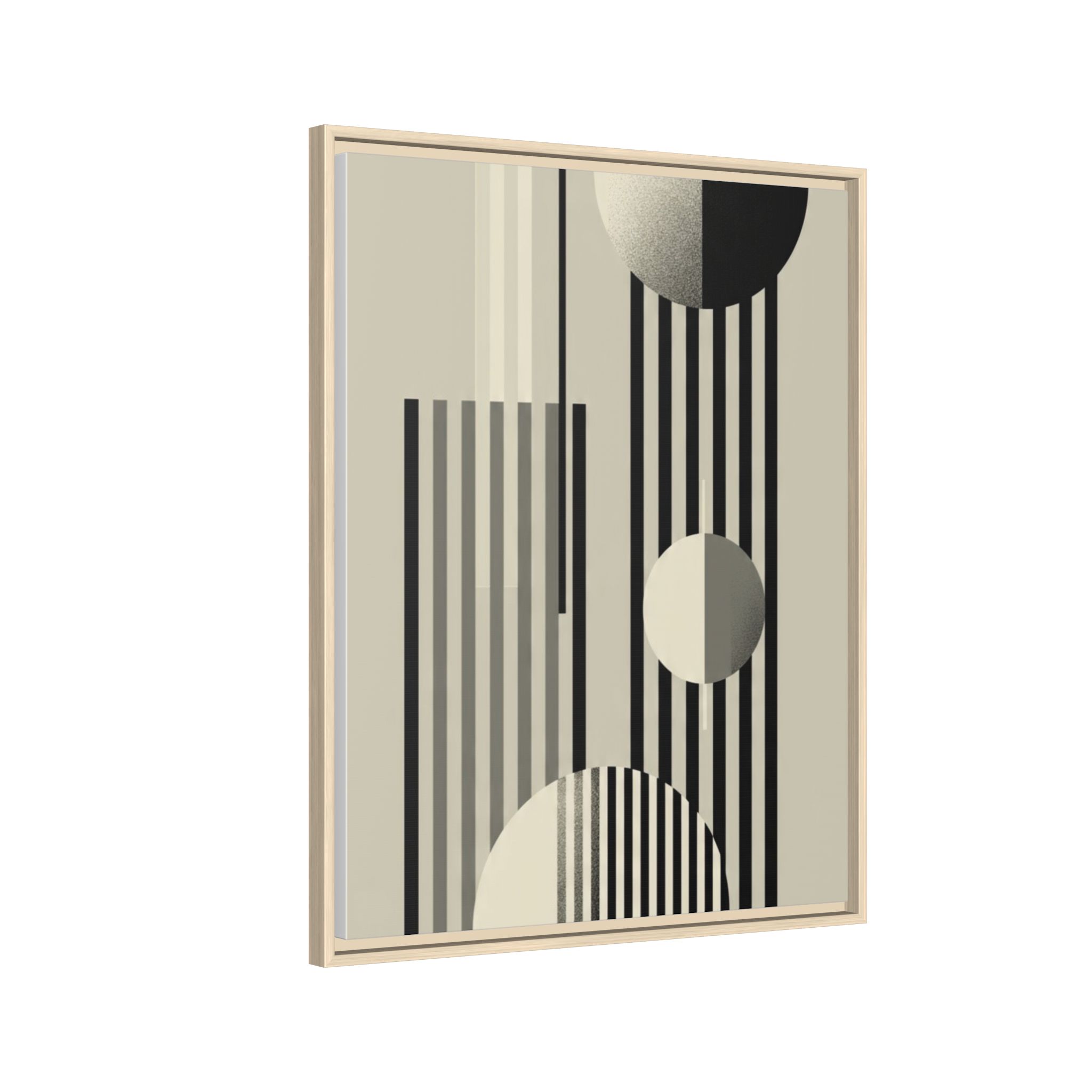 Abstract Geometric Canvas Print — Framed Matte Wall Art - Image 182