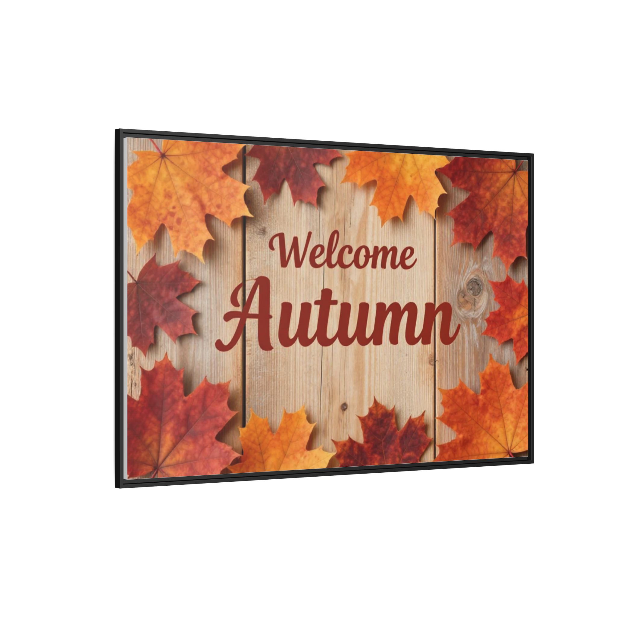 Welcome Autumn Framed Canvas Wall Art - Image 39