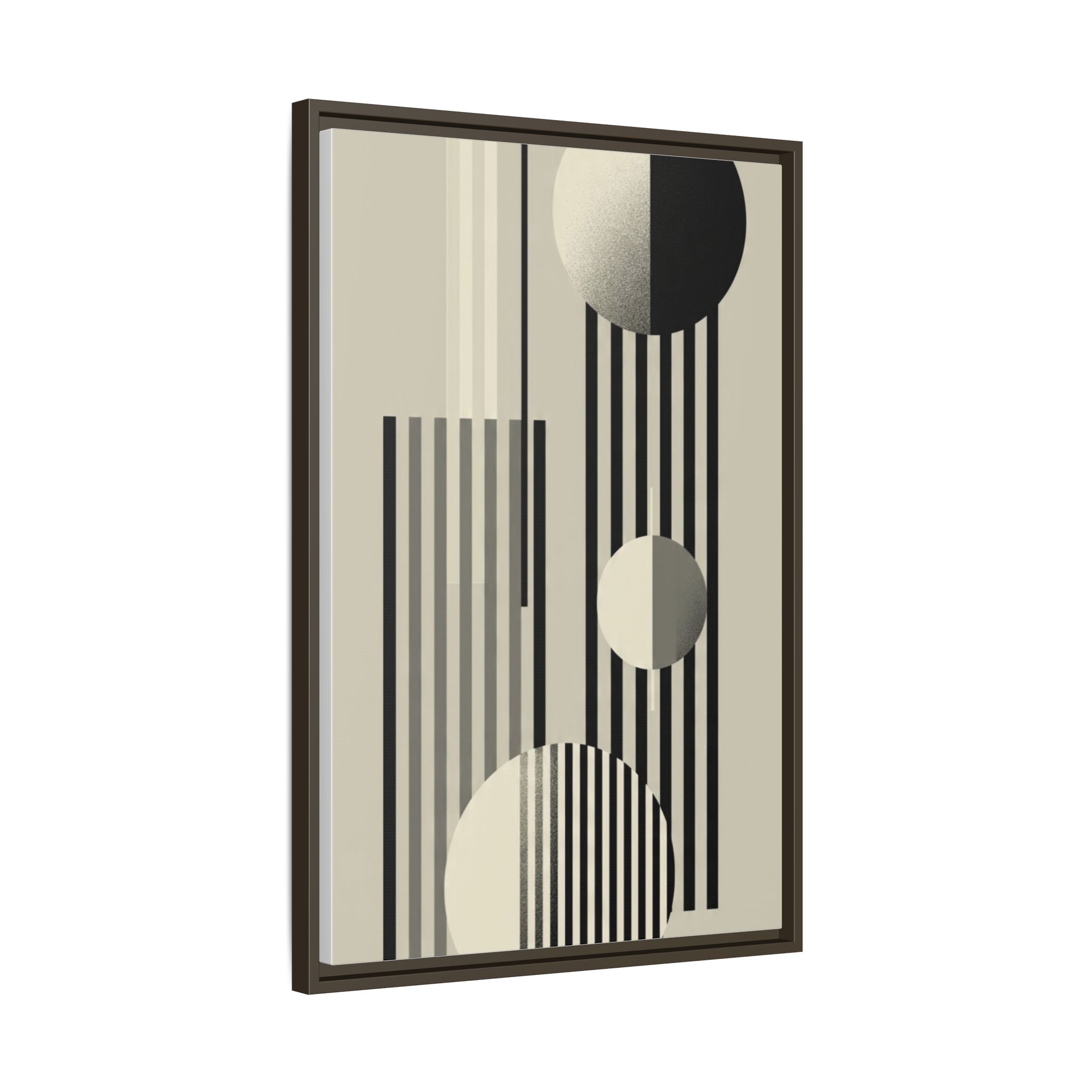 Abstract Geometric Canvas Print — Framed Matte Wall Art - Image 142