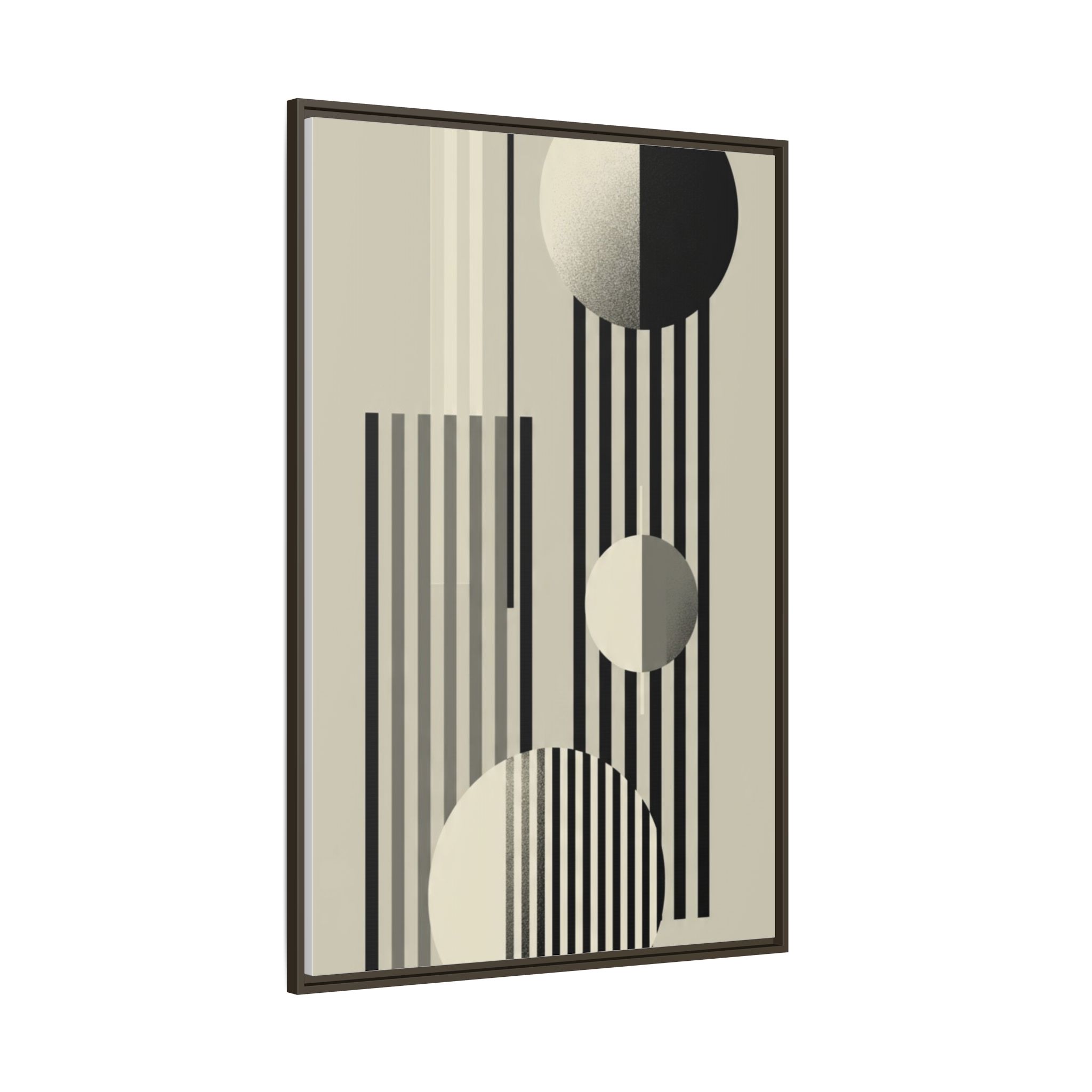 Abstract Geometric Canvas Print — Framed Matte Wall Art - Image 110