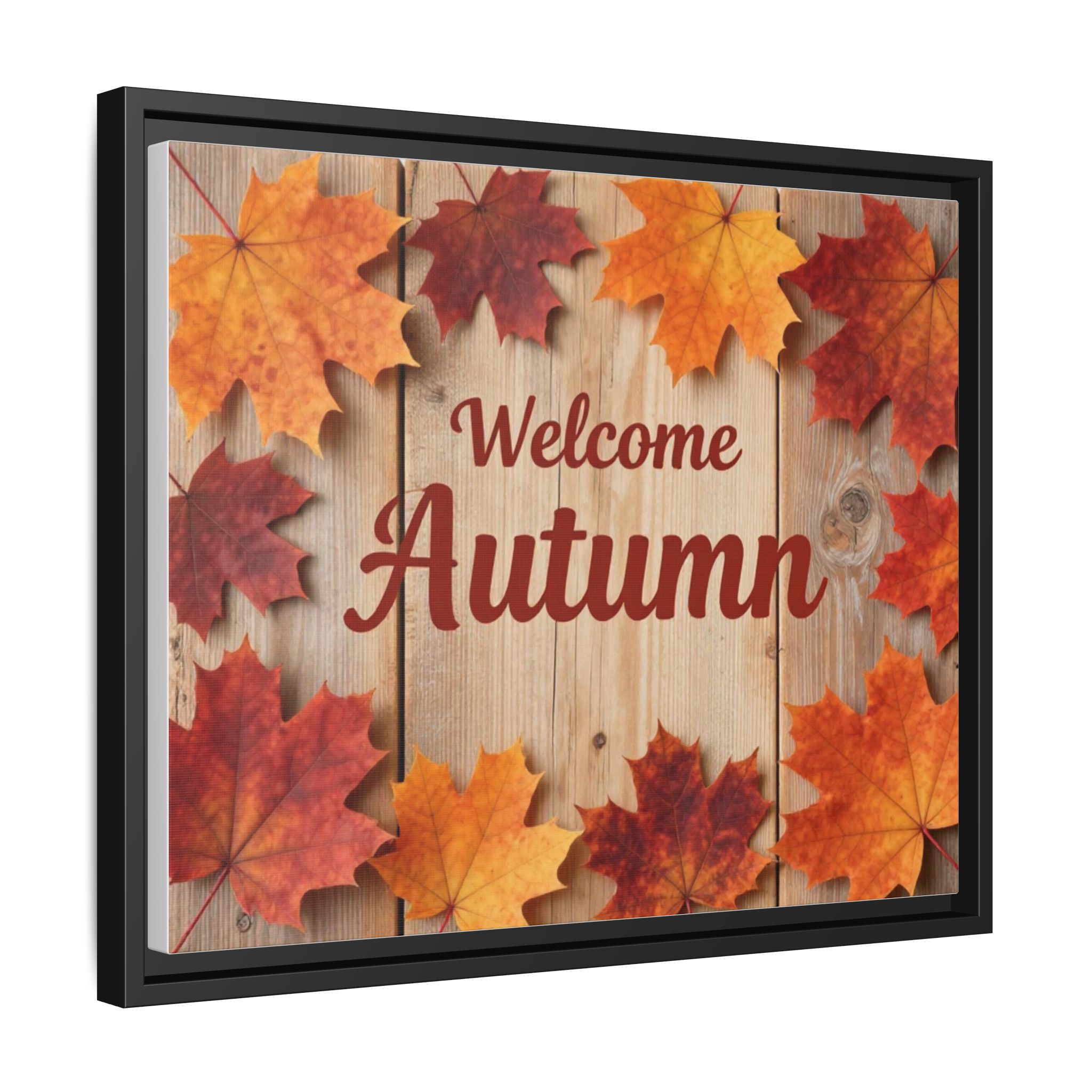 Welcome Autumn Framed Canvas Wall Art - Image 94