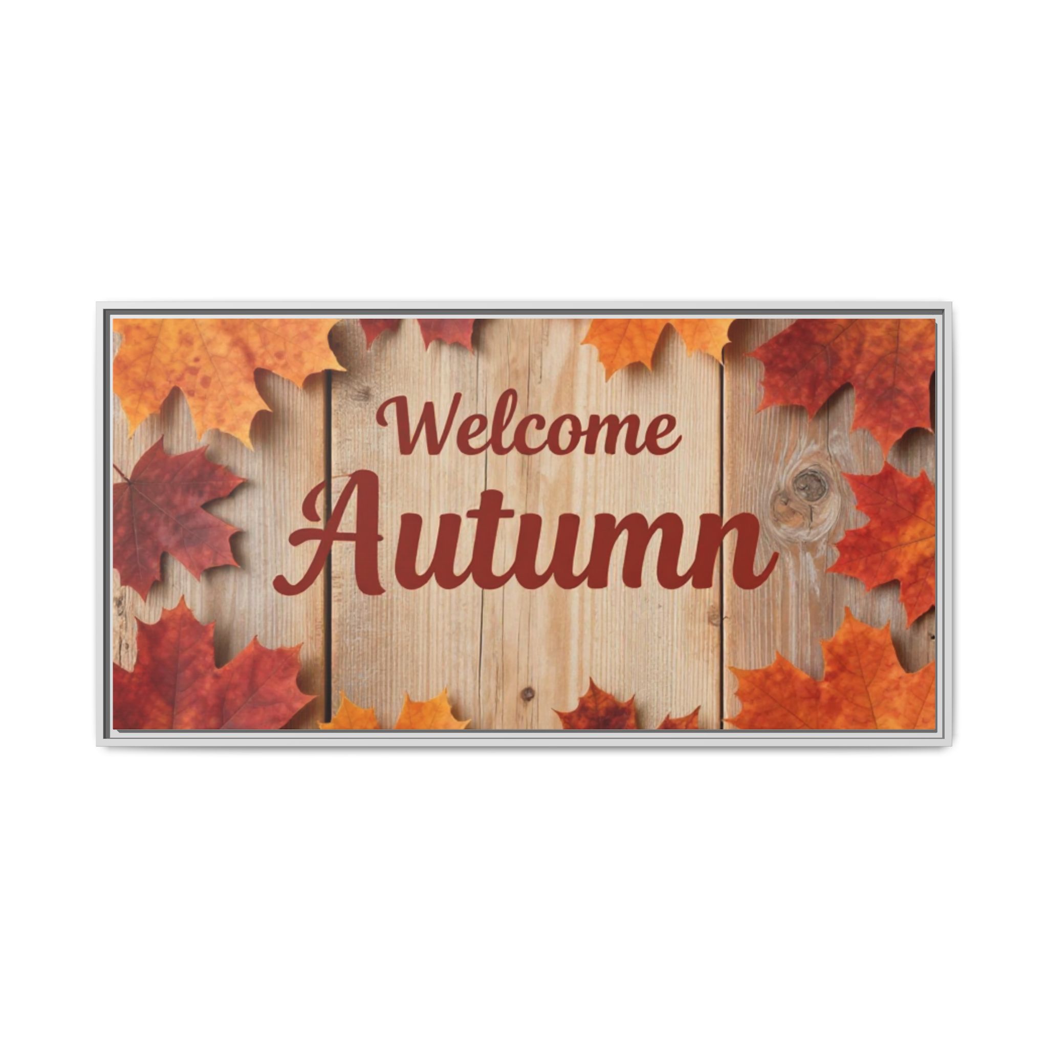 Welcome Autumn Framed Canvas Wall Art - Image 77