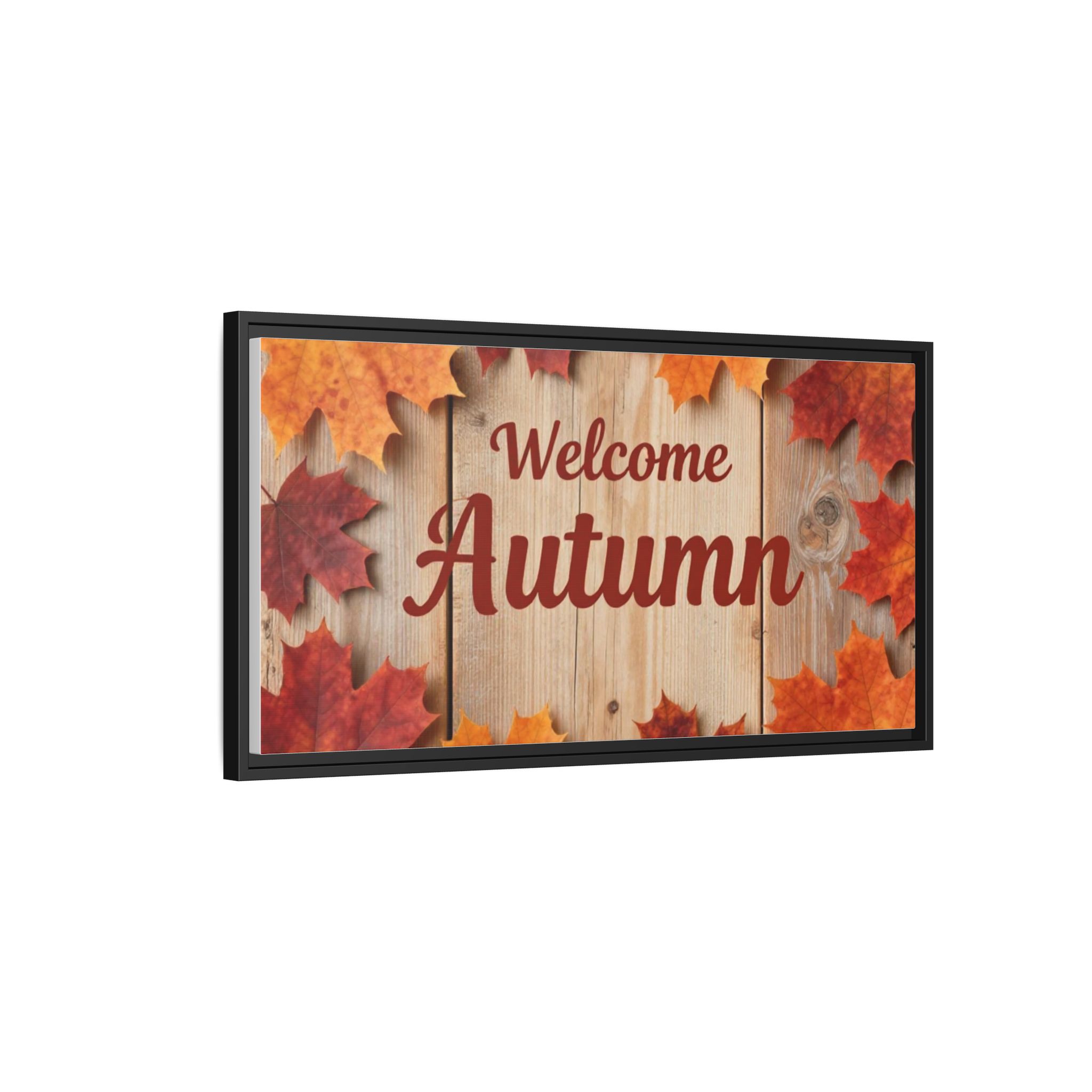 Welcome Autumn Framed Canvas Wall Art - Image 238