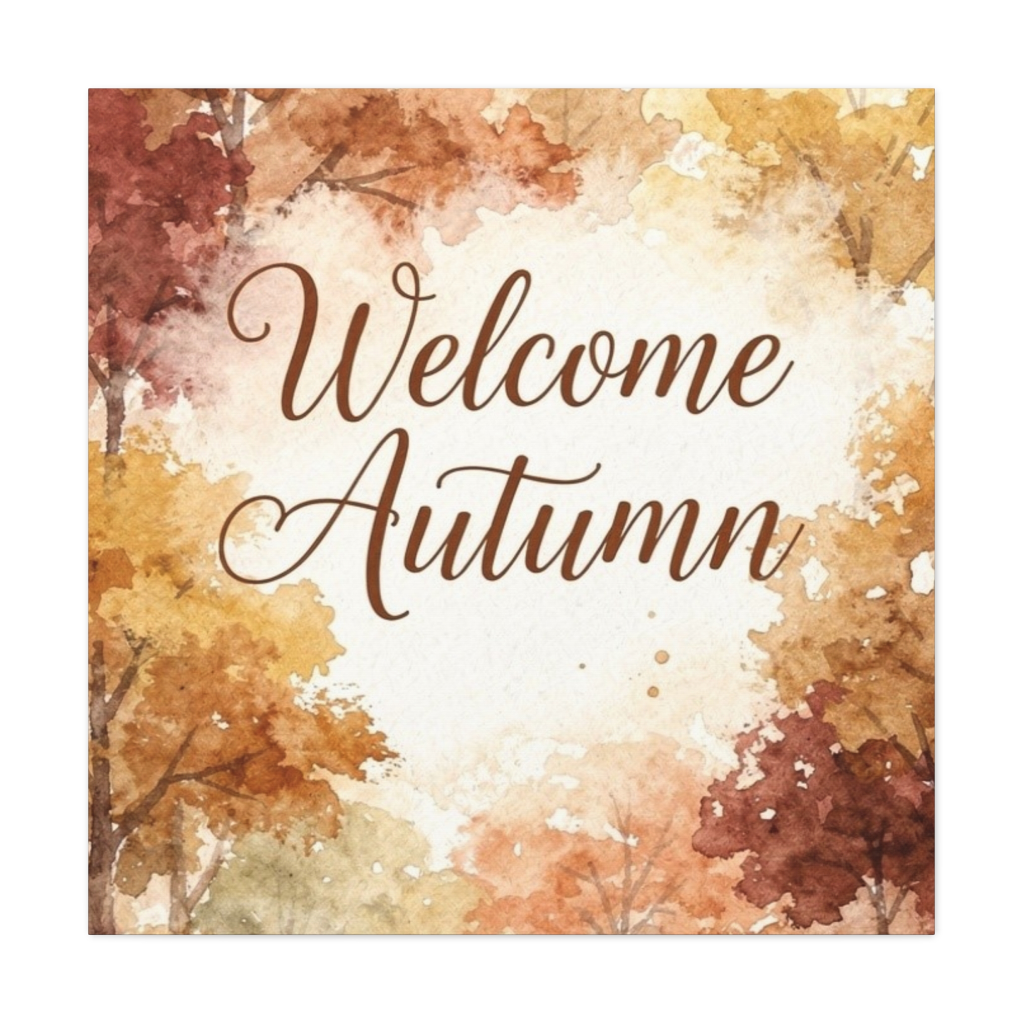 Welcome Autumn Matte Canvas Wall Art — Stretched Fall Home Decor - Image 6