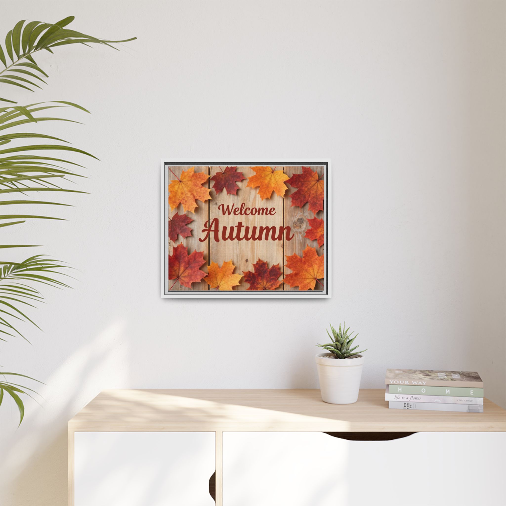 Welcome Autumn Framed Canvas Wall Art - Image 83