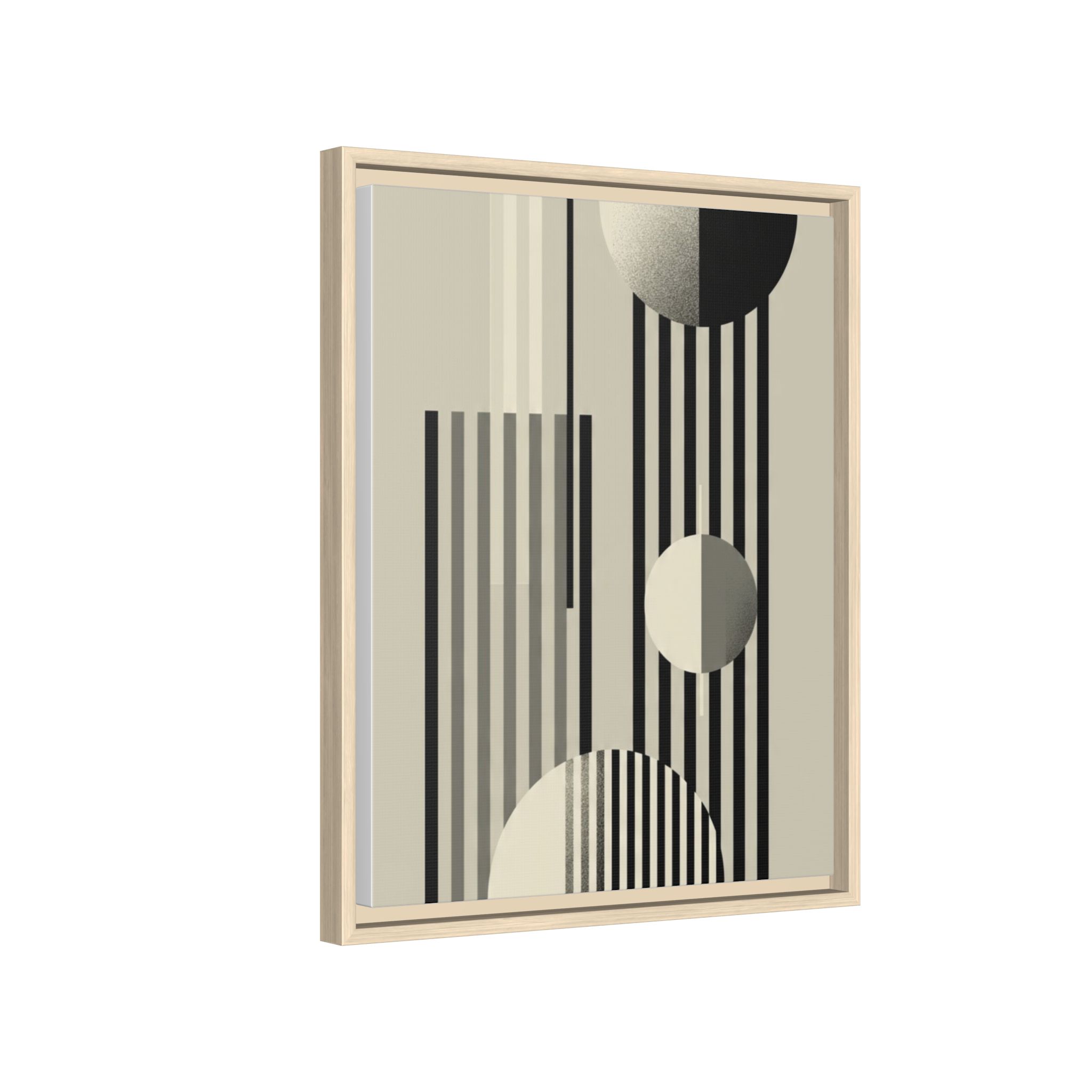 Abstract Geometric Canvas Print — Framed Matte Wall Art - Image 162