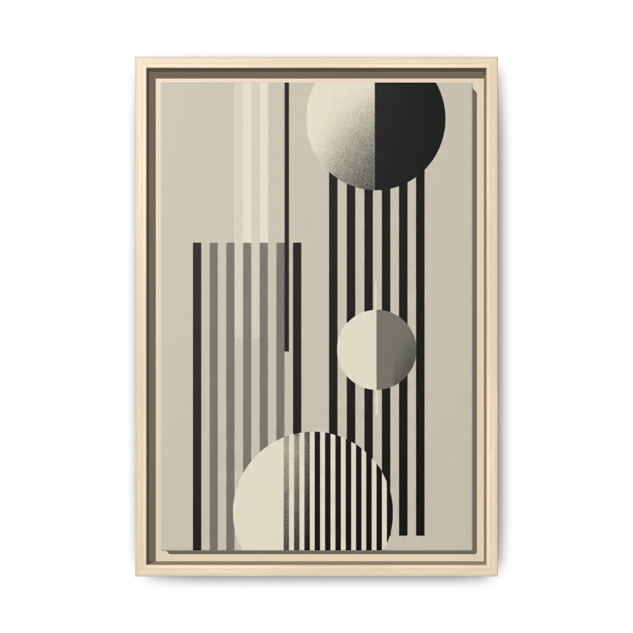 Abstract Geometric Canvas Print — Framed Matte Wall Art - Image 117