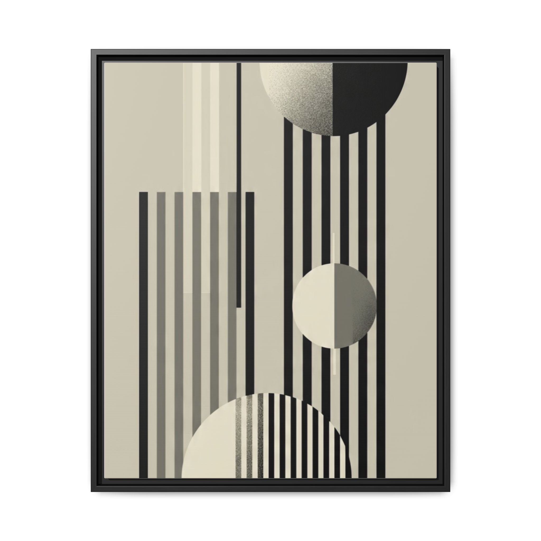 Abstract Geometric Canvas Print — Framed Matte Wall Art - Image 177