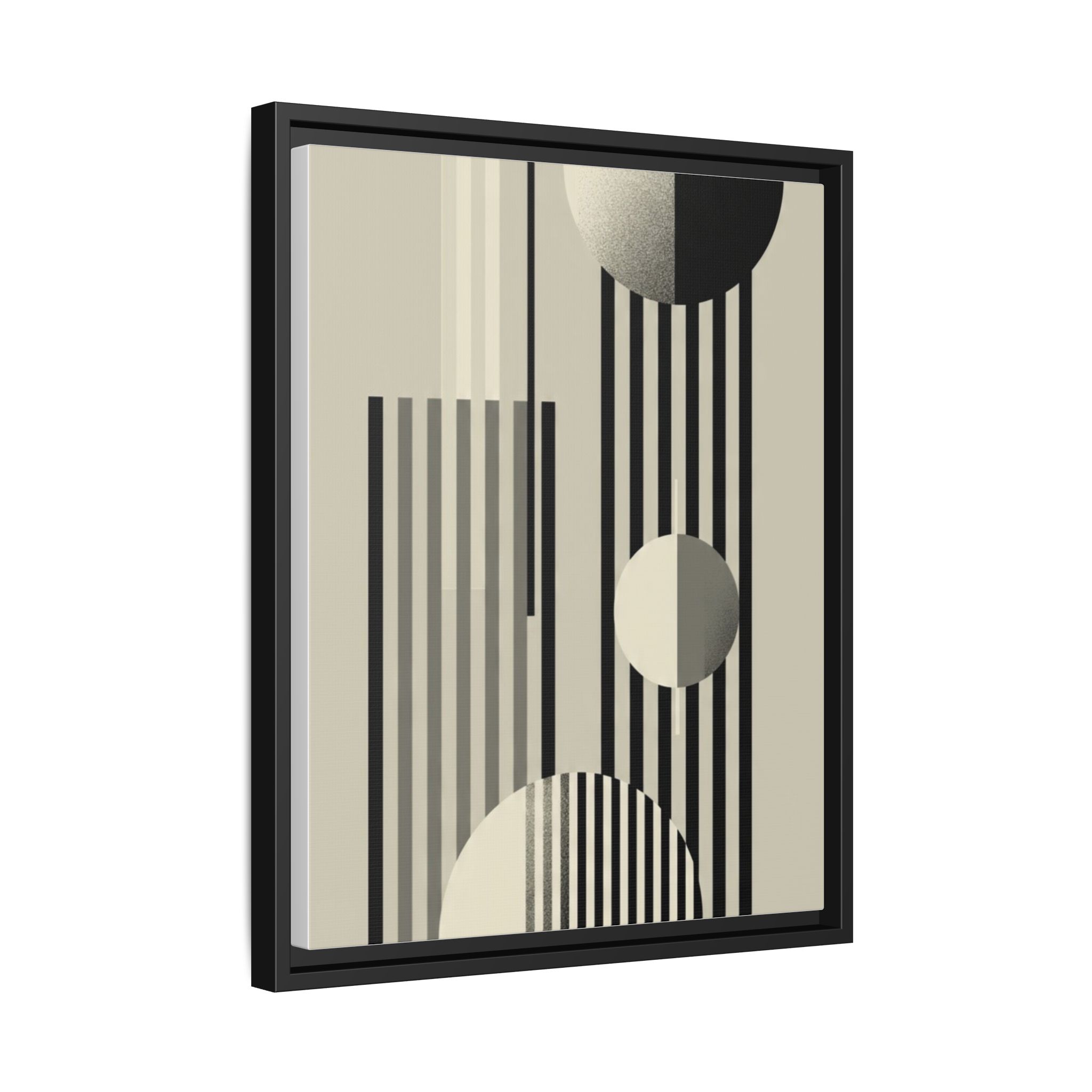 Abstract Geometric Canvas Print — Framed Matte Wall Art - Image 174