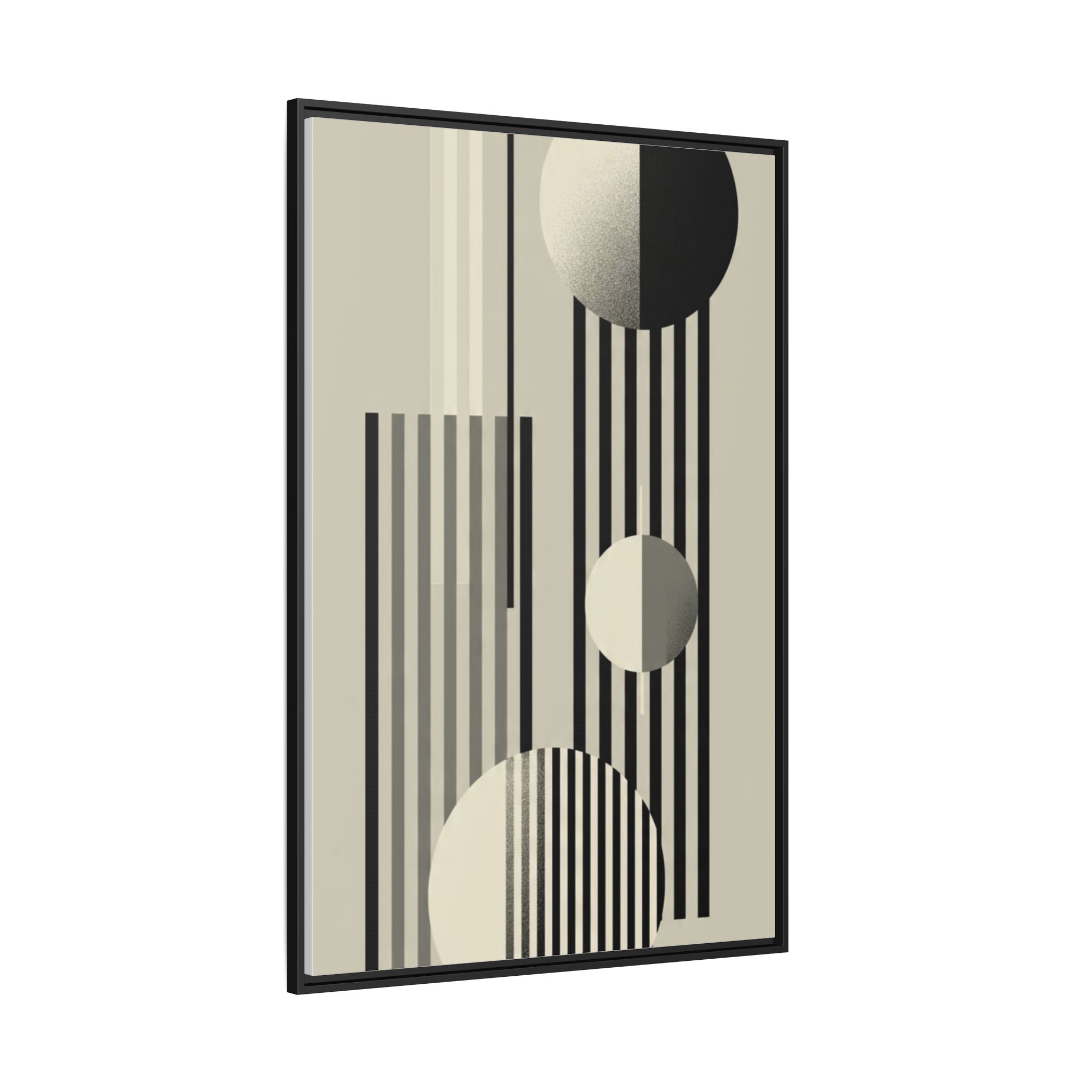 Abstract Geometric Canvas Print — Framed Matte Wall Art - Image 98