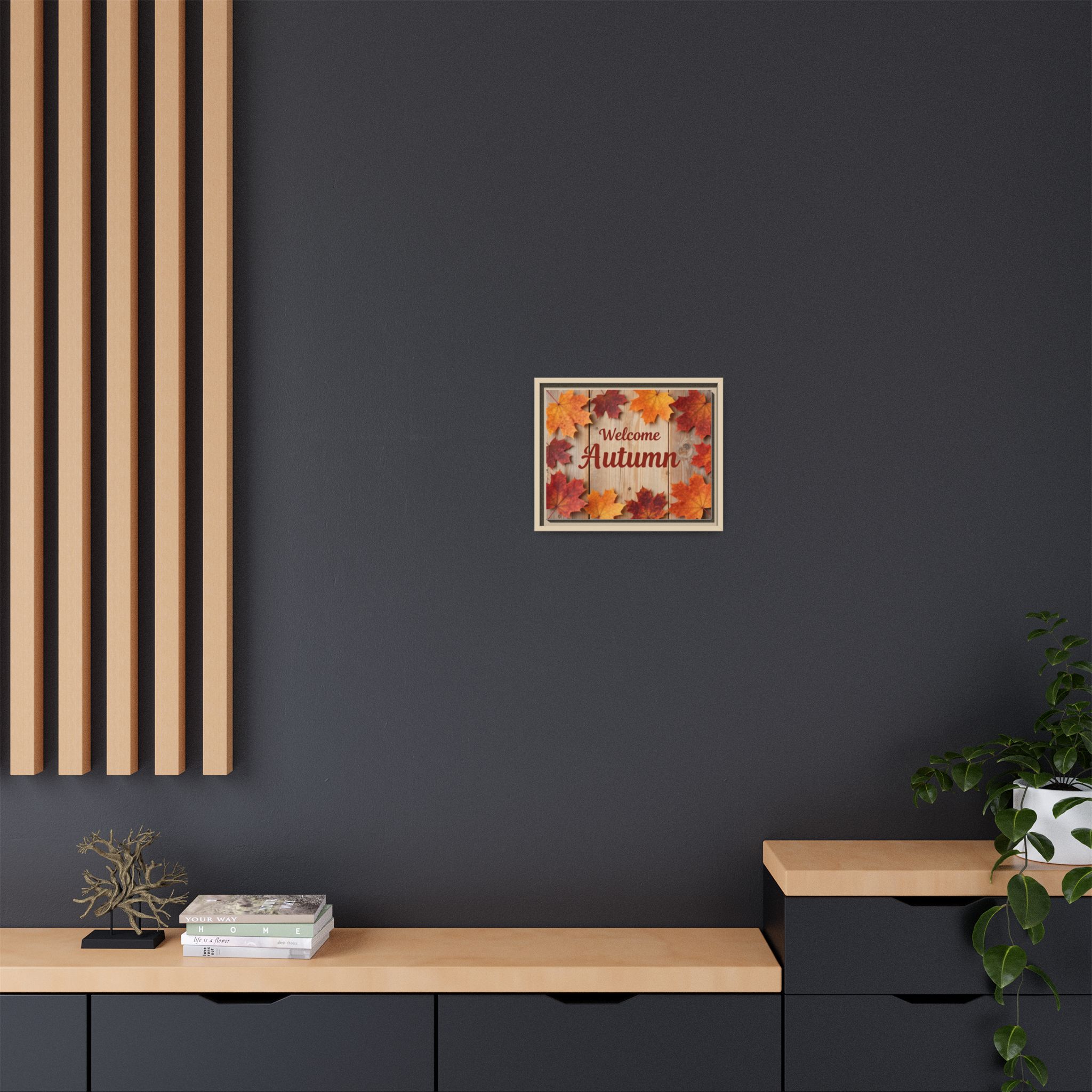 Welcome Autumn Framed Canvas Wall Art - Image 148