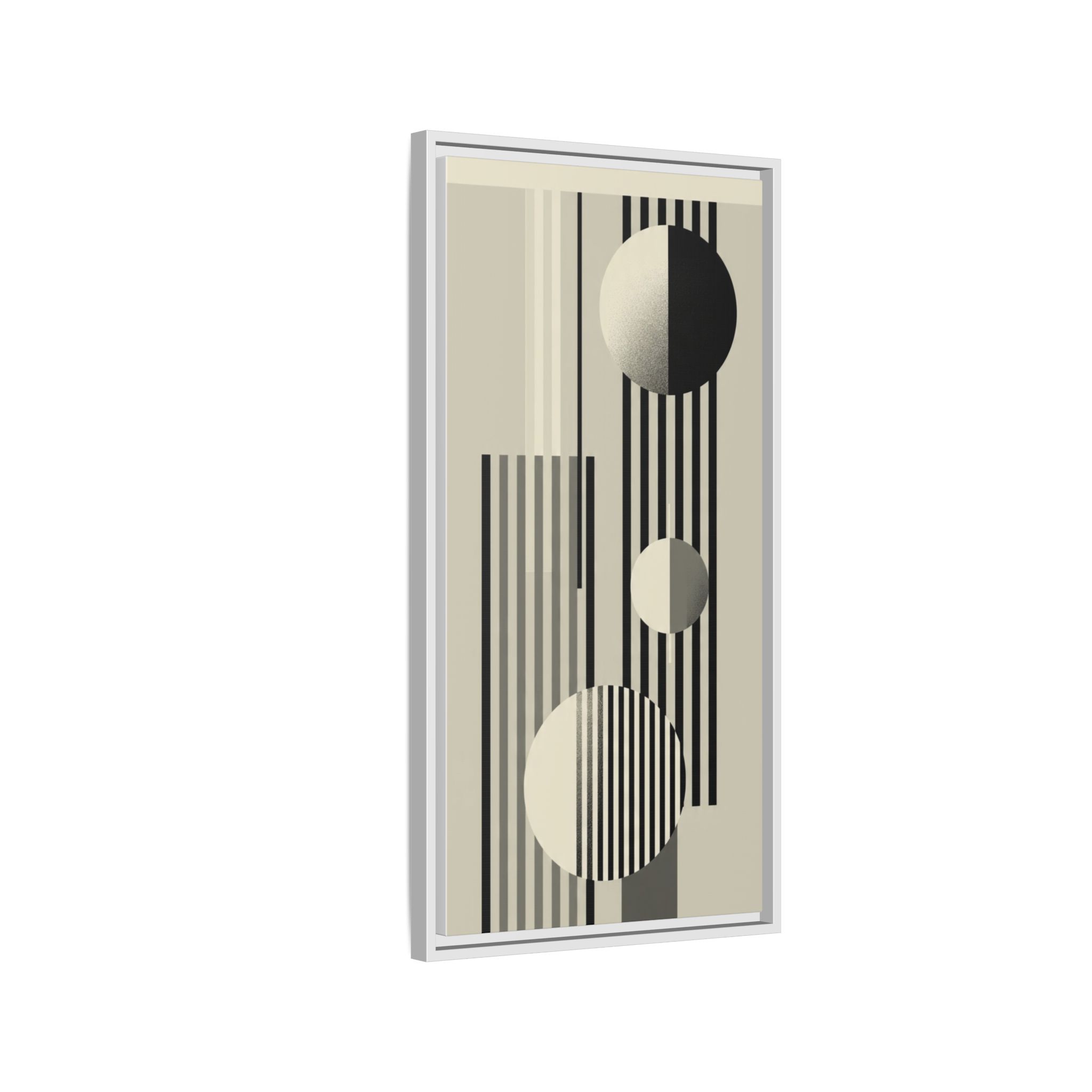 Abstract Geometric Canvas Print — Framed Matte Wall Art - Image 214