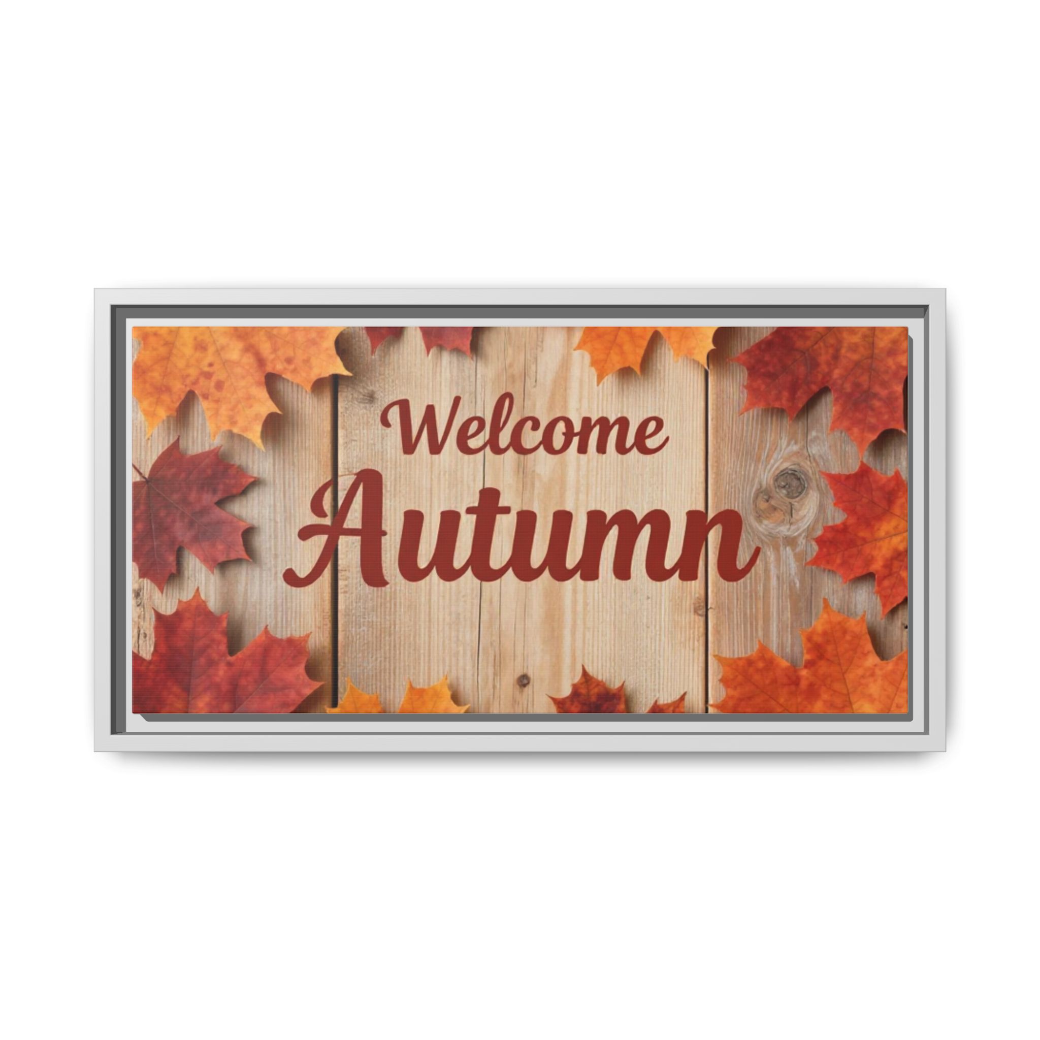 Welcome Autumn Framed Canvas Wall Art - Image 133