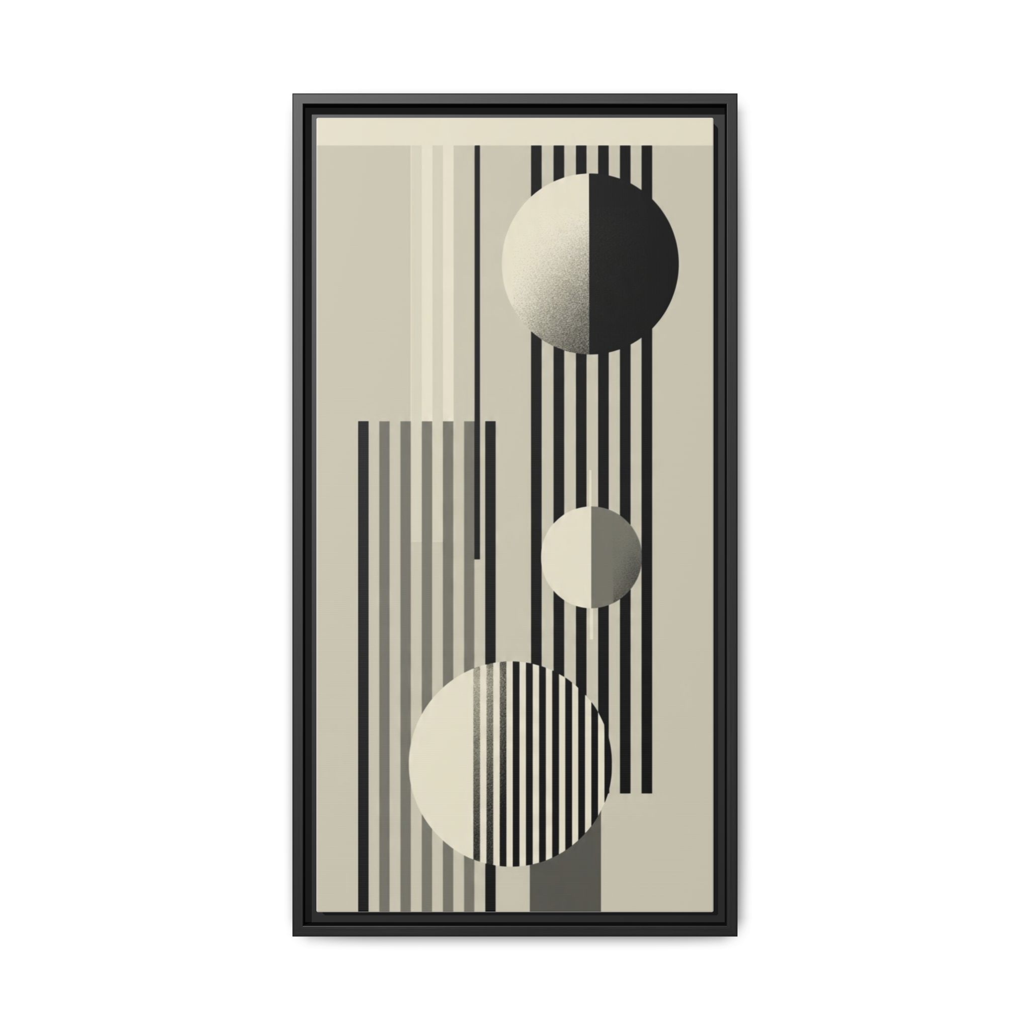 Abstract Geometric Canvas Print — Framed Matte Wall Art - Image 209