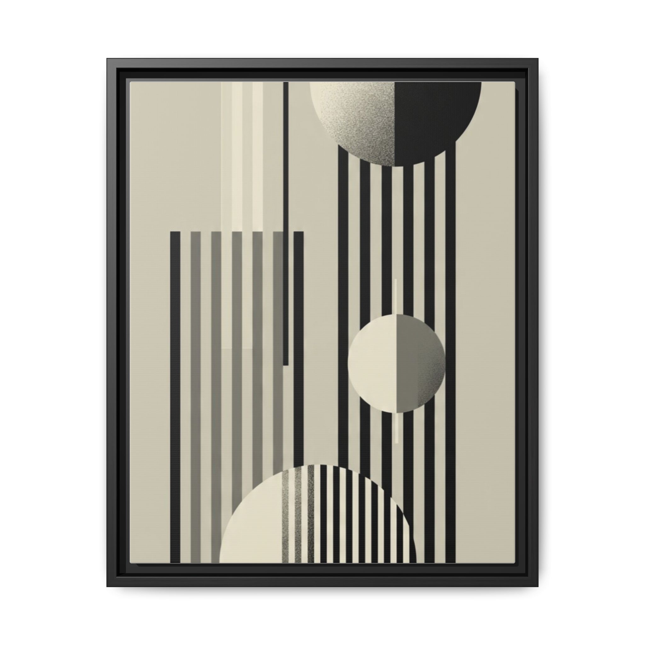 Abstract Geometric Canvas Print — Framed Matte Wall Art - Image 173