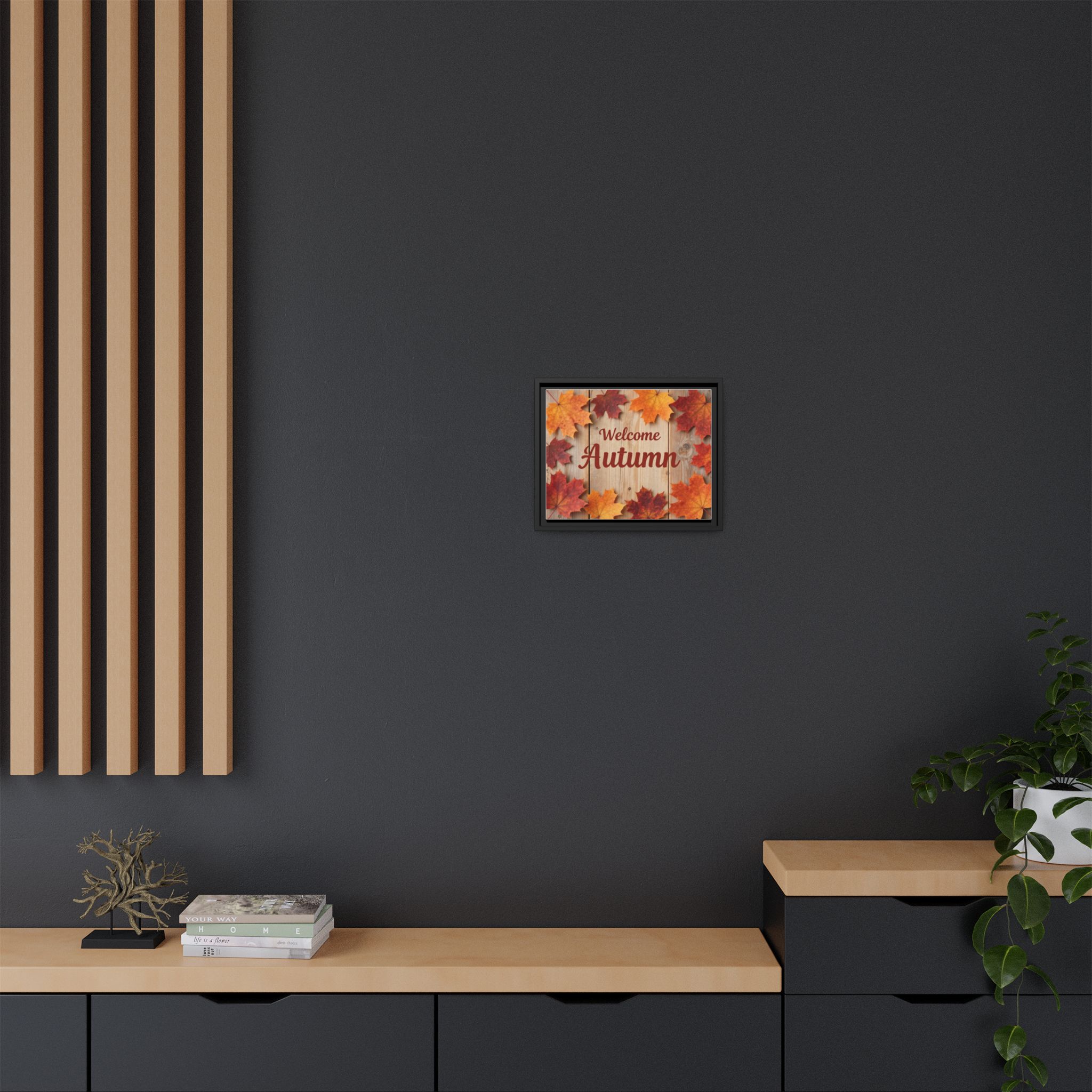 Welcome Autumn Framed Canvas Wall Art - Image 152