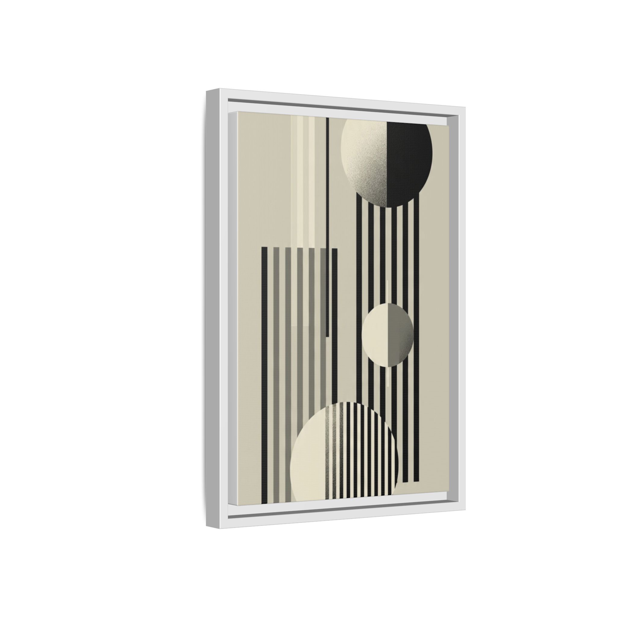 Abstract Geometric Canvas Print — Framed Matte Wall Art - Image 122