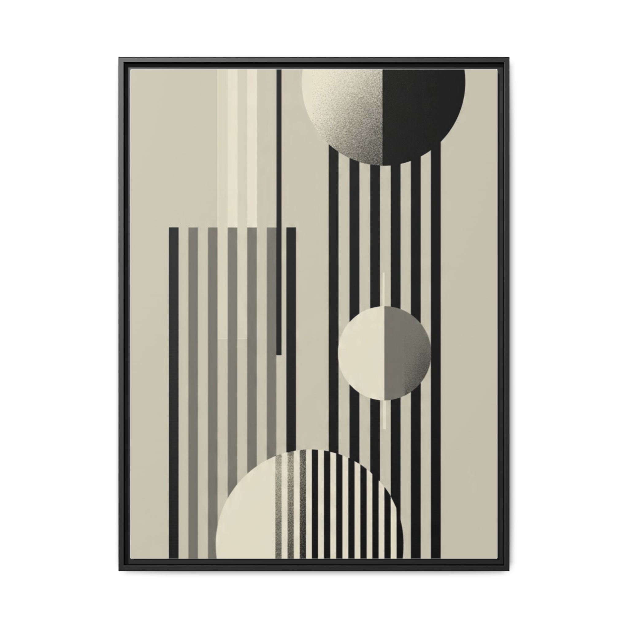 Abstract Geometric Canvas Print — Framed Matte Wall Art - Image 29