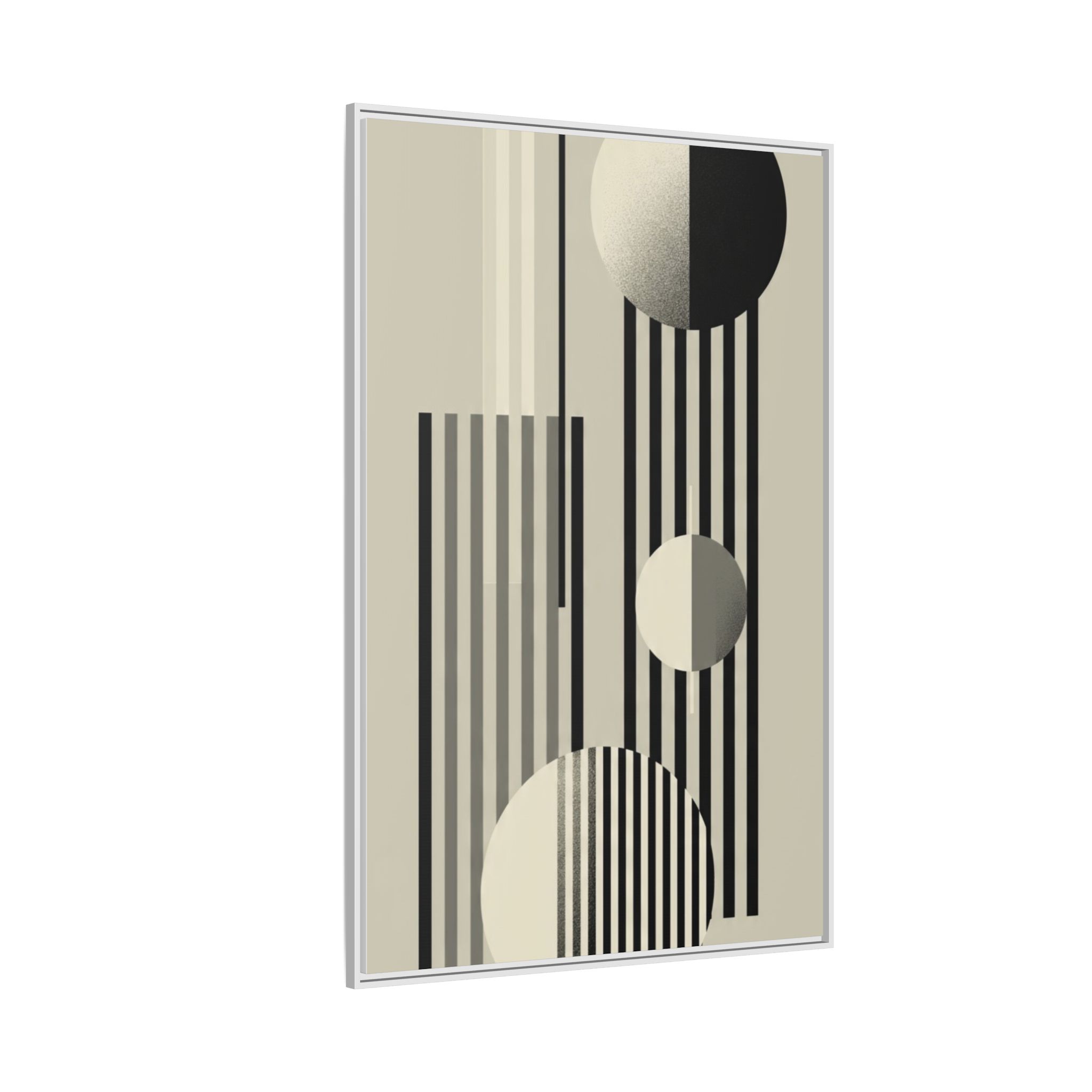 Abstract Geometric Canvas Print — Framed Matte Wall Art - Image 54