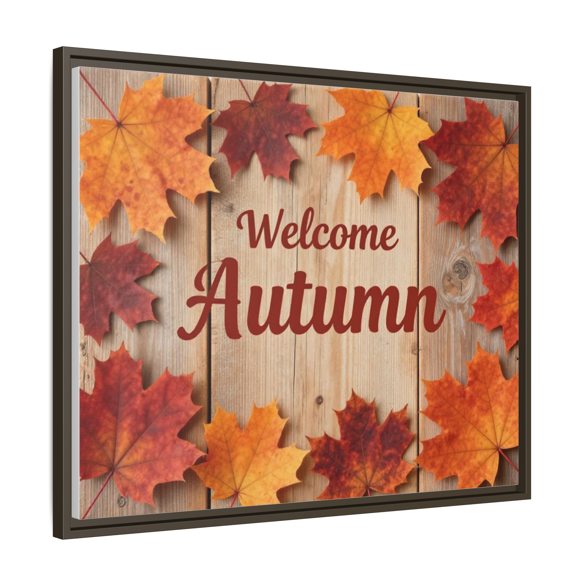 Welcome Autumn Framed Canvas Wall Art - Image 202