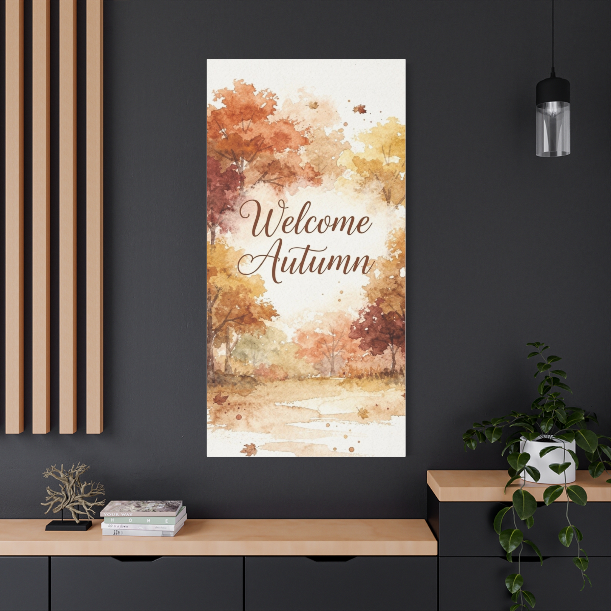 Welcome Autumn Matte Canvas Wall Art — Stretched Fall Home Decor - Image 10