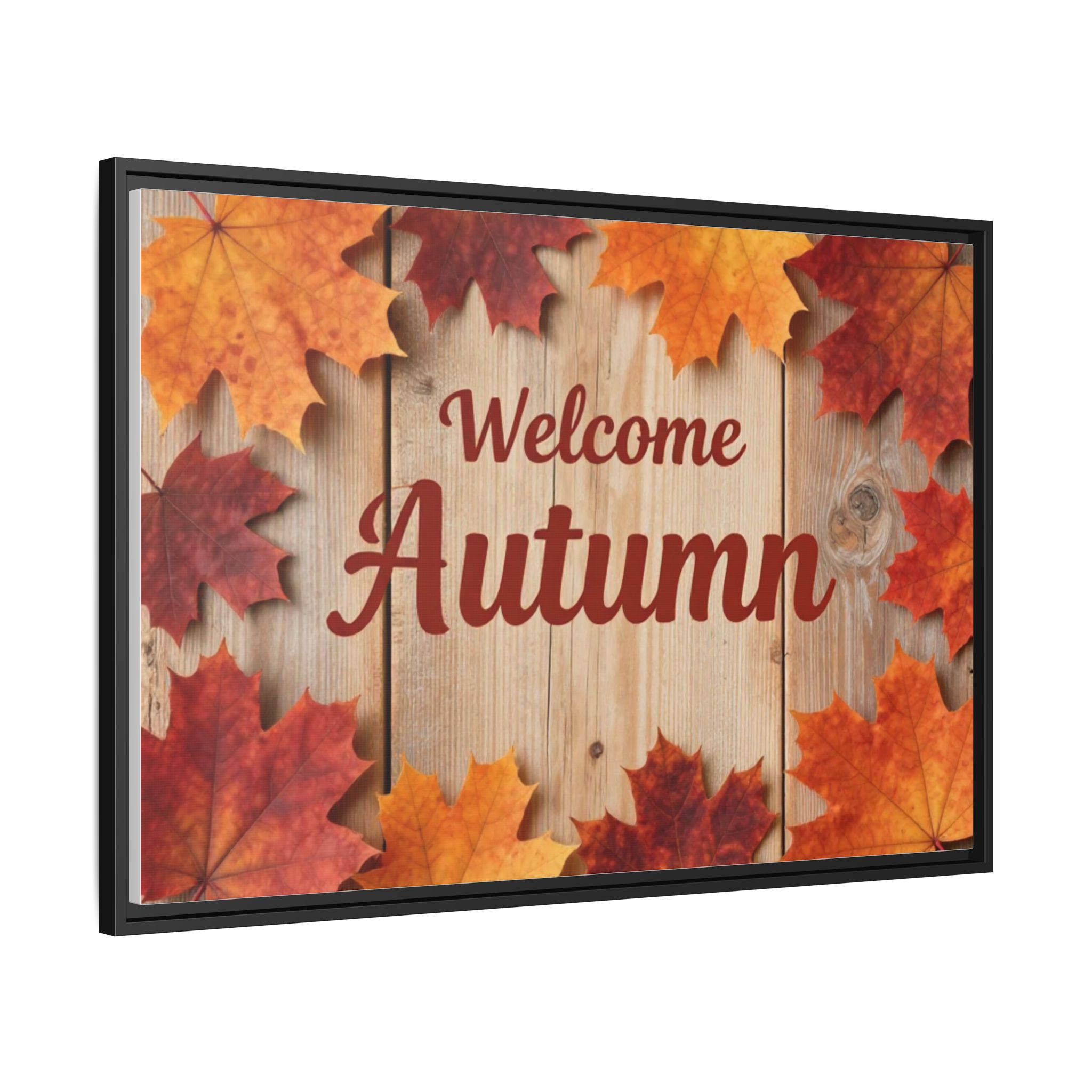 Welcome Autumn Framed Canvas Wall Art - Image 122