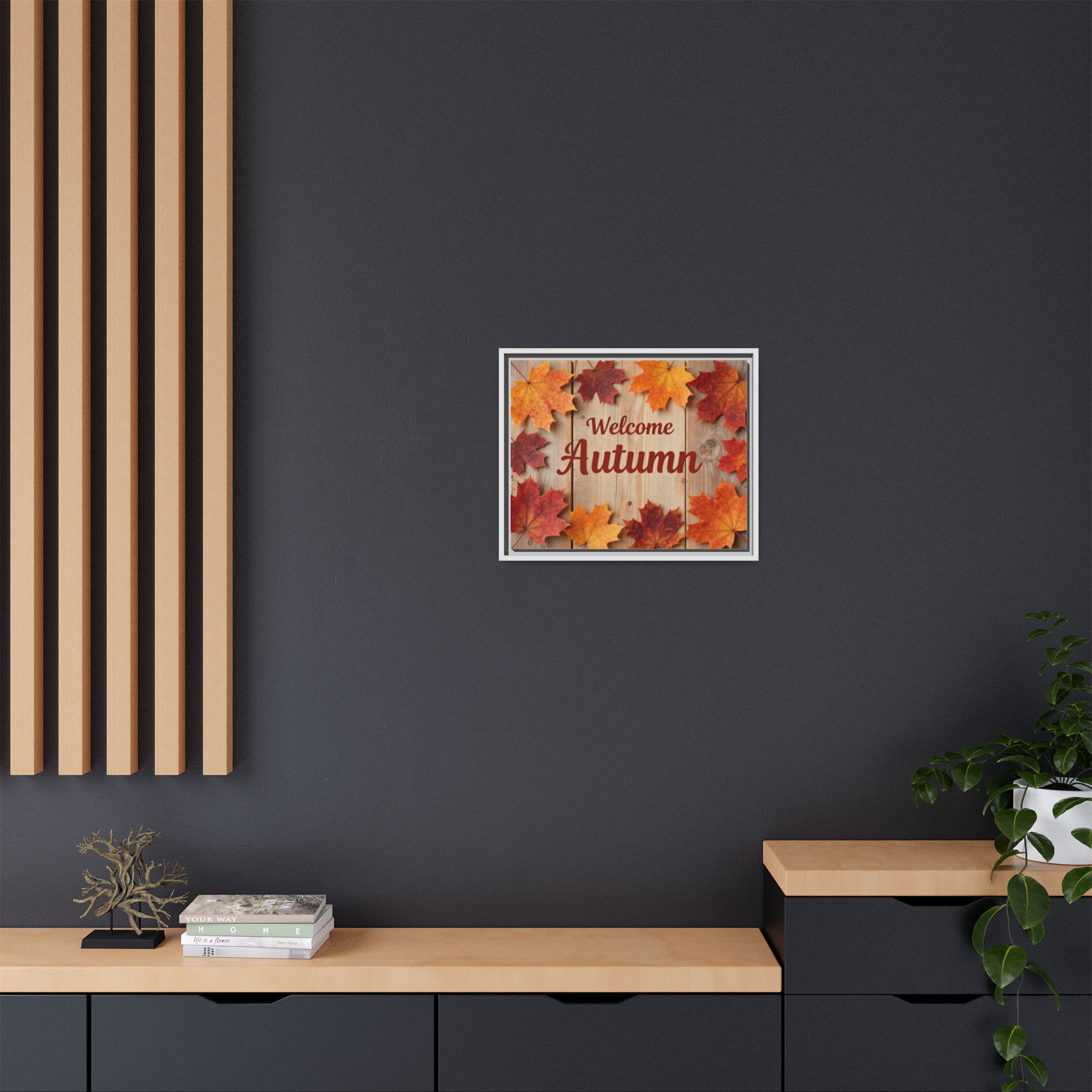 Welcome Autumn Framed Canvas Wall Art - Image 84