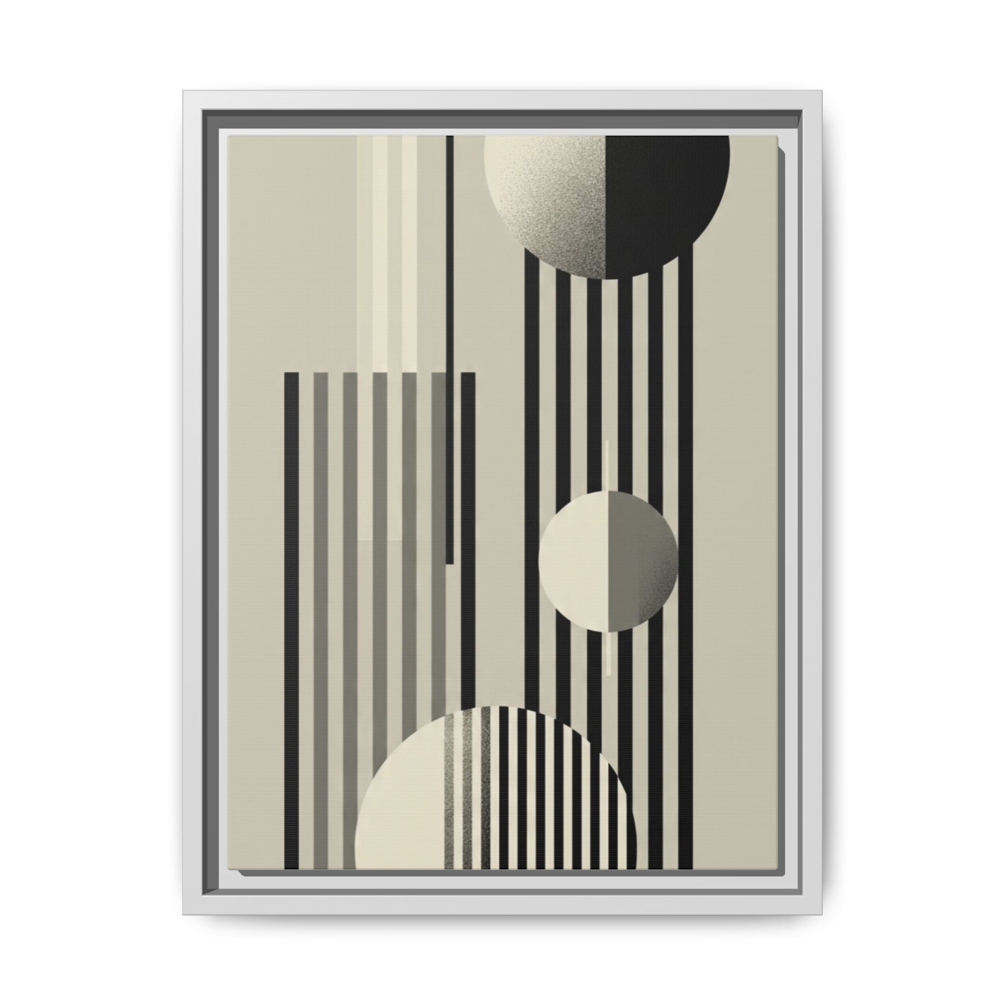 Abstract Geometric Canvas Print — Framed Matte Wall Art - Image 65