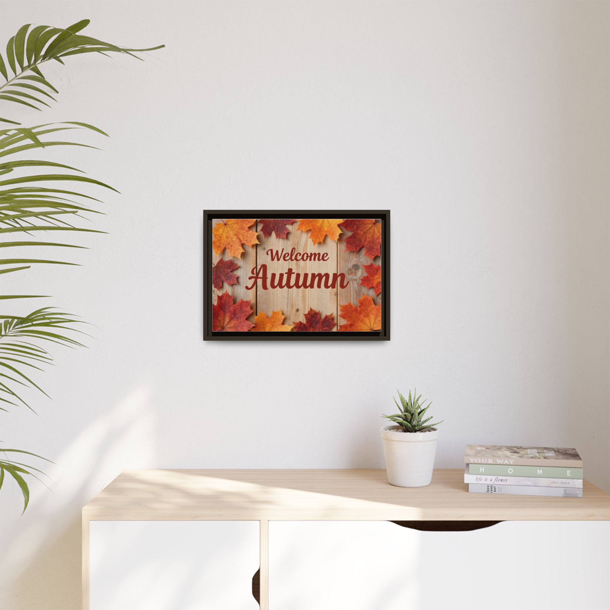 Welcome Autumn Framed Canvas Wall Art - Image 99