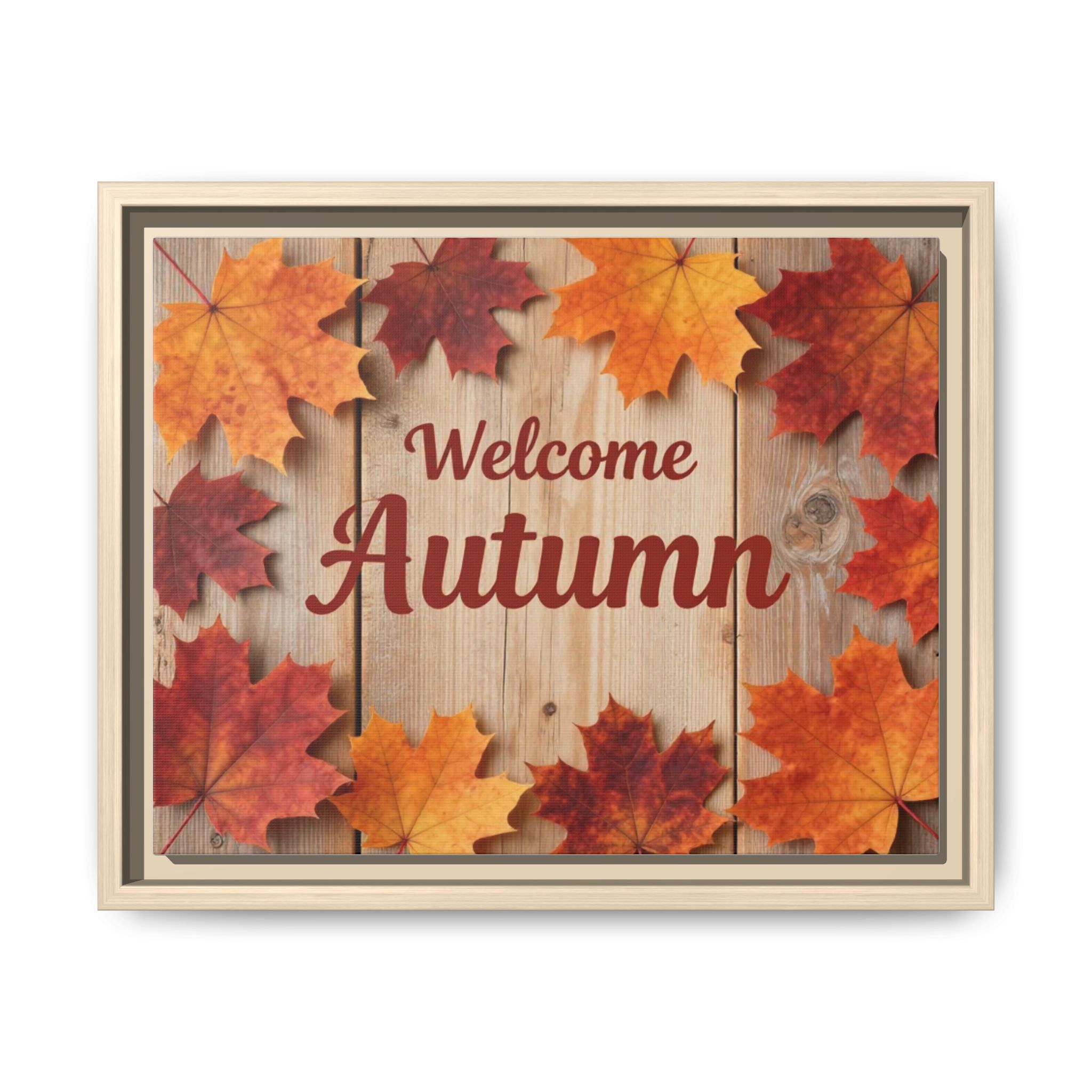 Welcome Autumn Framed Canvas Wall Art - Image 145