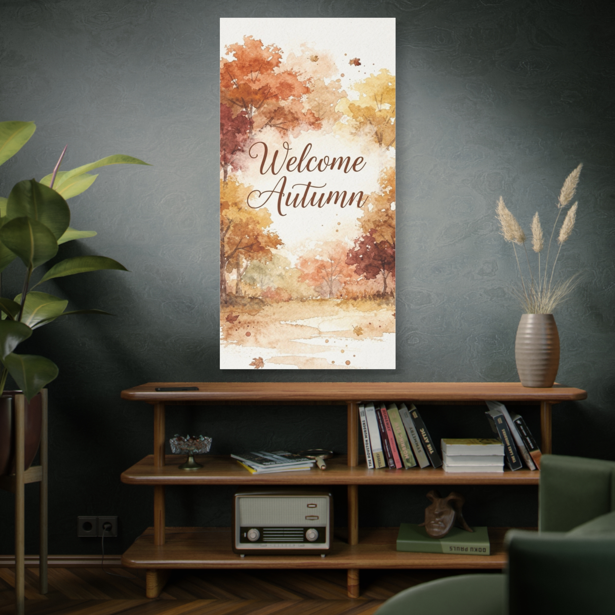 Welcome Autumn Matte Canvas Wall Art — Stretched Fall Home Decor - Image 13