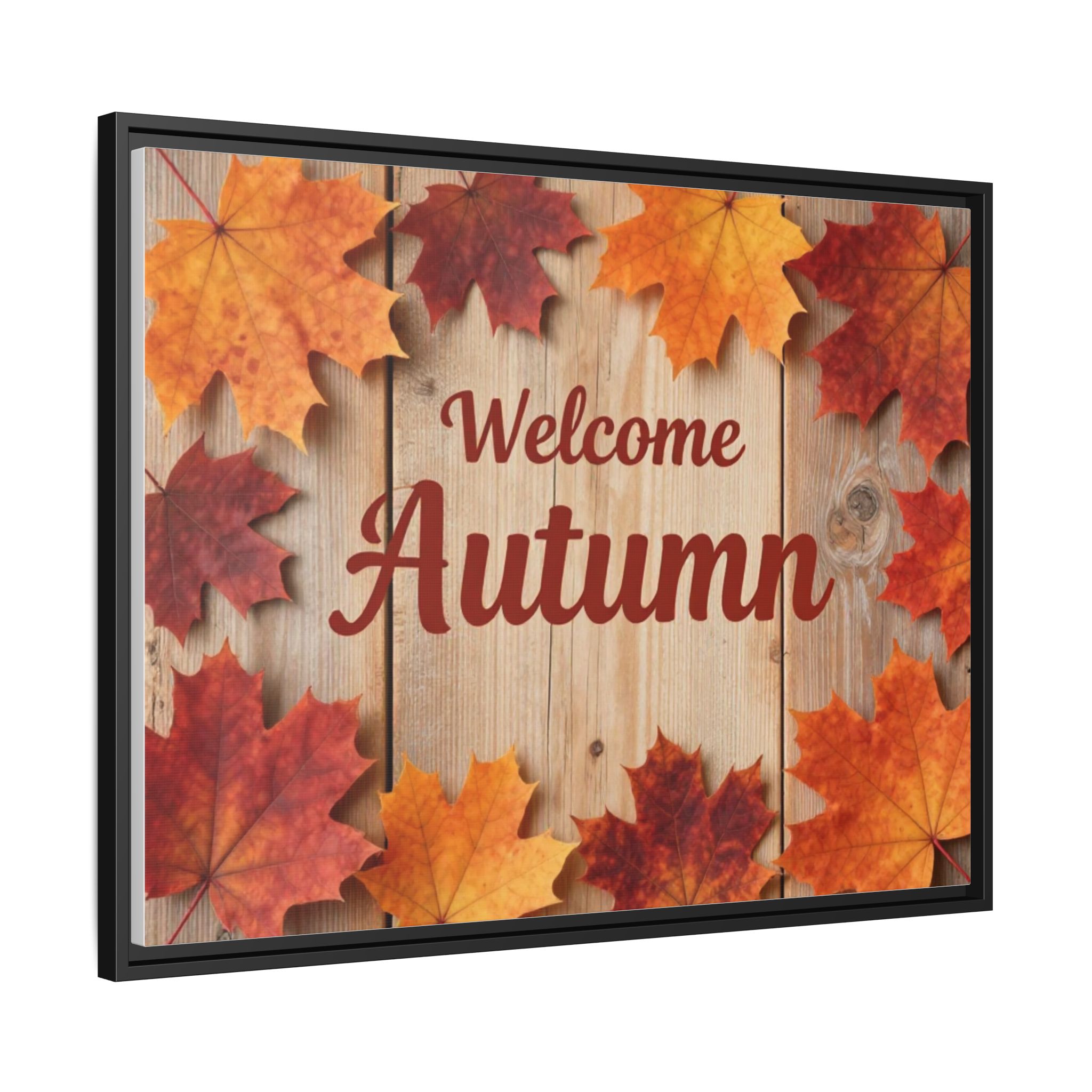 Welcome Autumn Framed Canvas Wall Art - Image 190