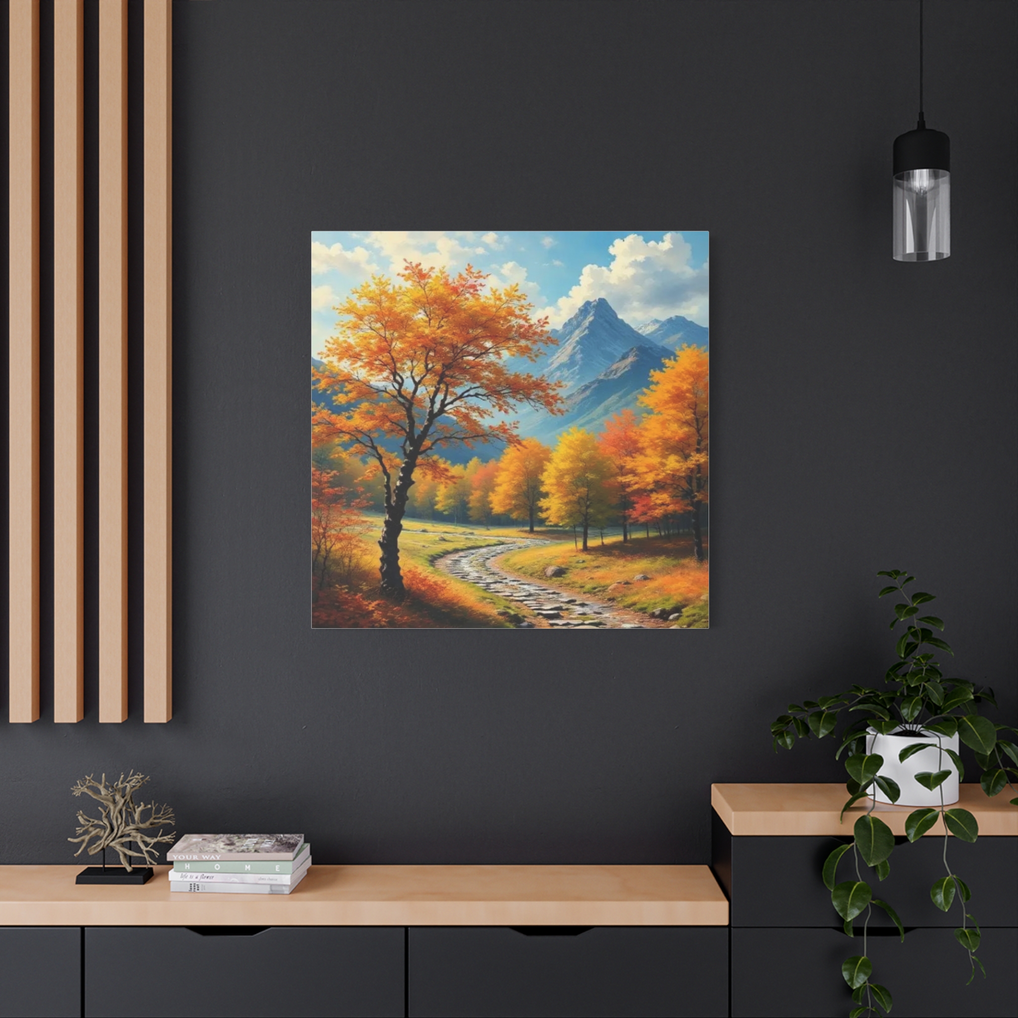Autumn Mountain Path Canvas Print — Fall Landscape Wall Art - Image 7