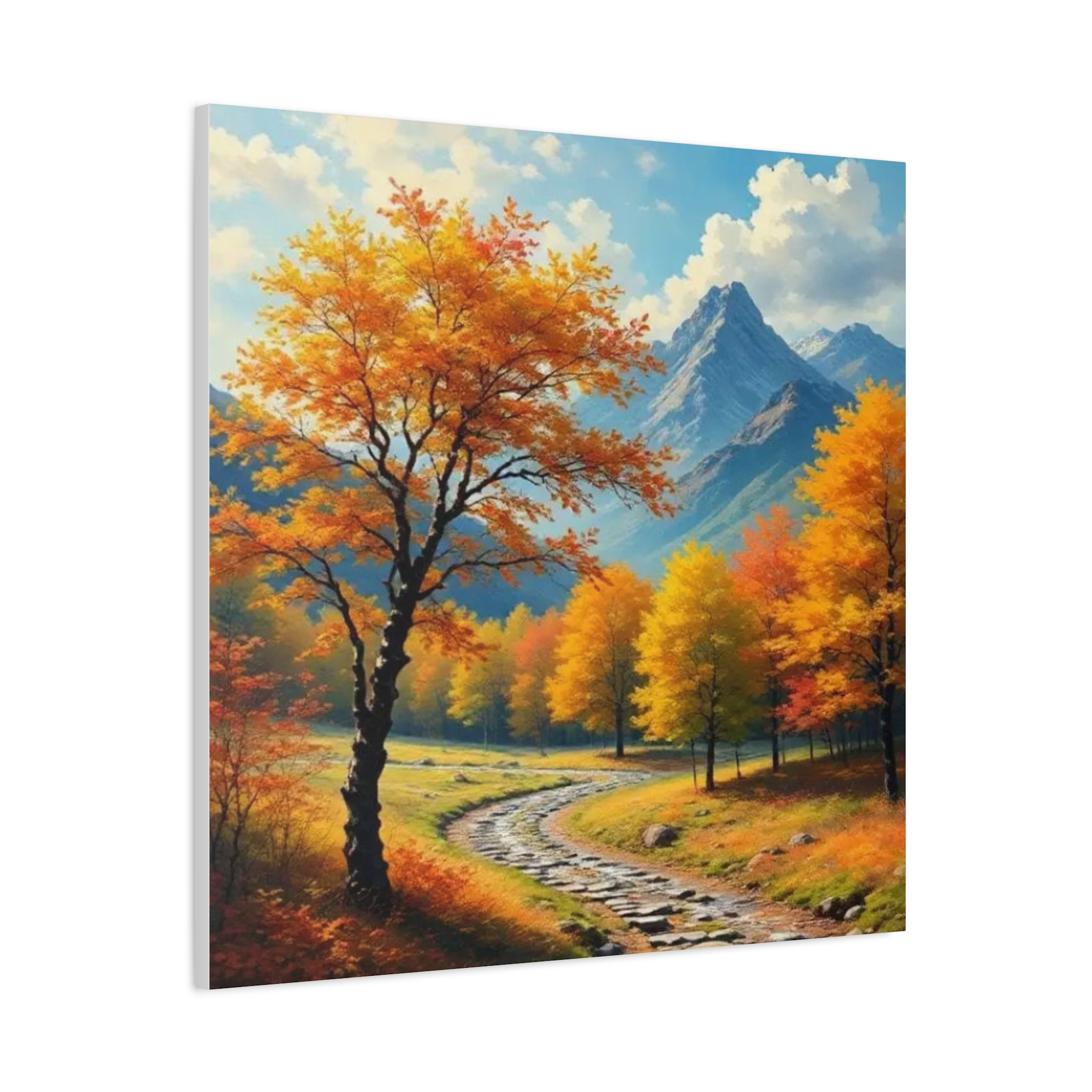 Autumn Mountain Path Canvas Print — Fall Landscape Wall Art - Image 5
