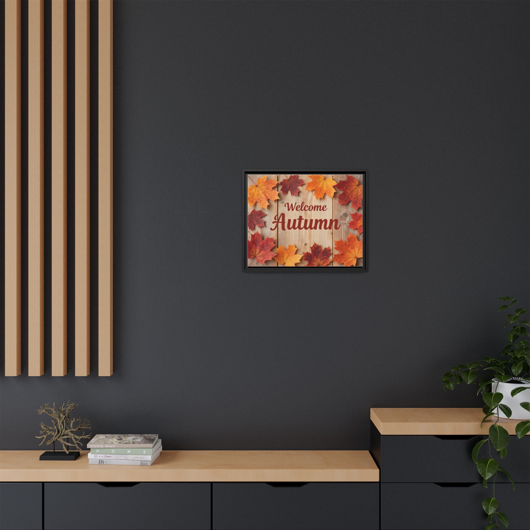 Welcome Autumn Framed Canvas Wall Art - Image 96